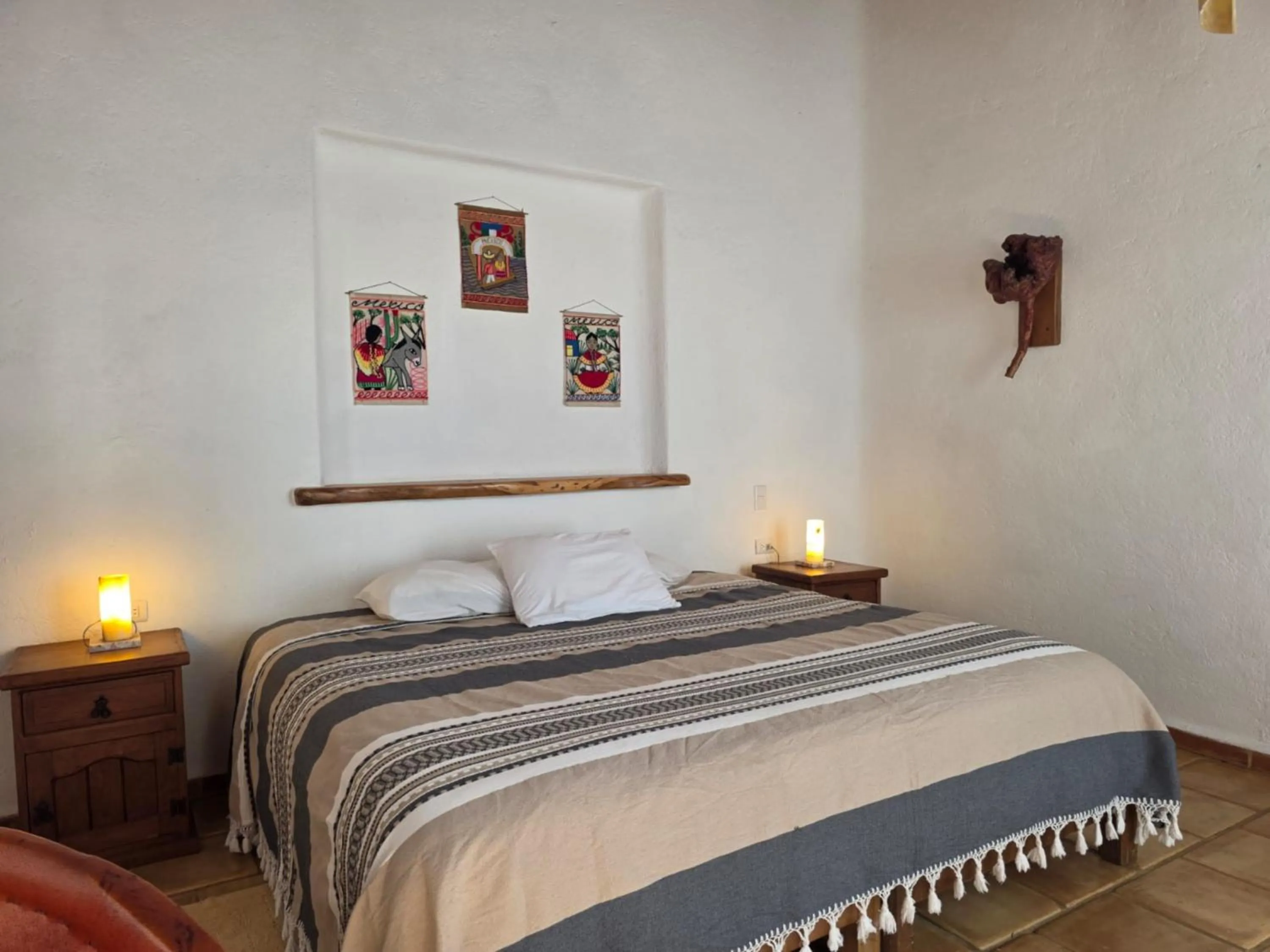 Bed in Cabañas el Nido de la Huilota