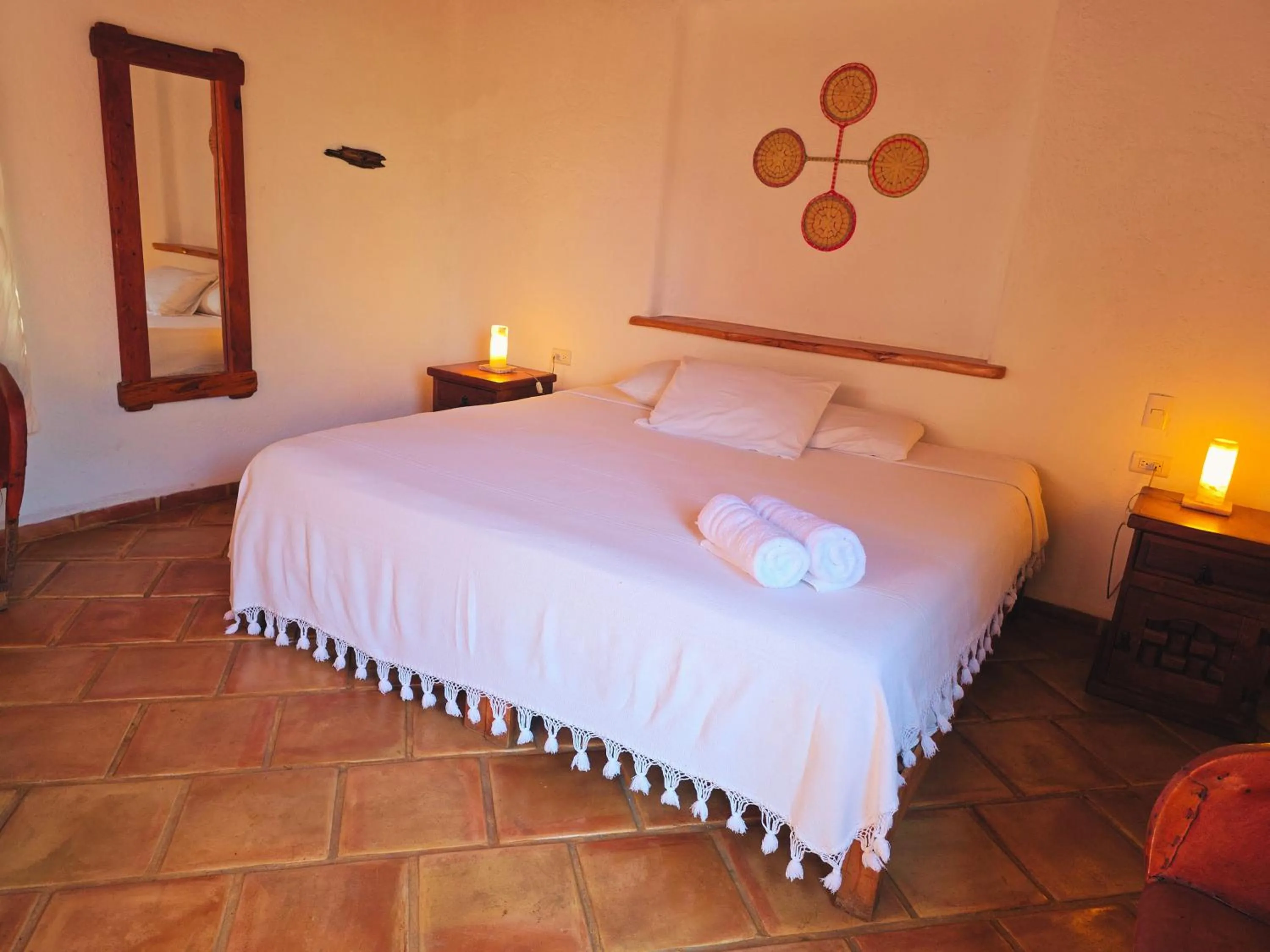 Bed in Cabañas el Nido de la Huilota