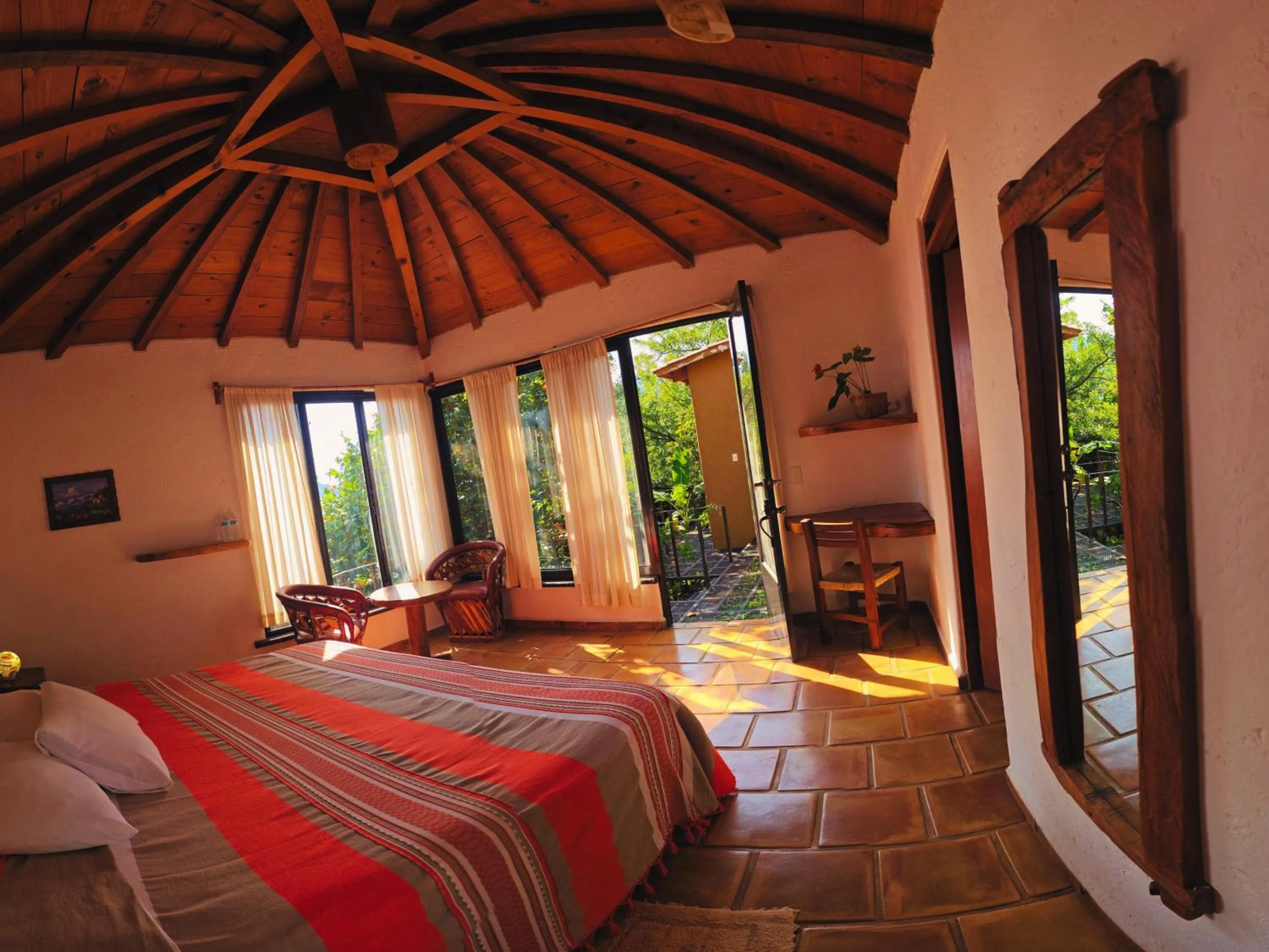 Bed in Cabañas el Nido de la Huilota