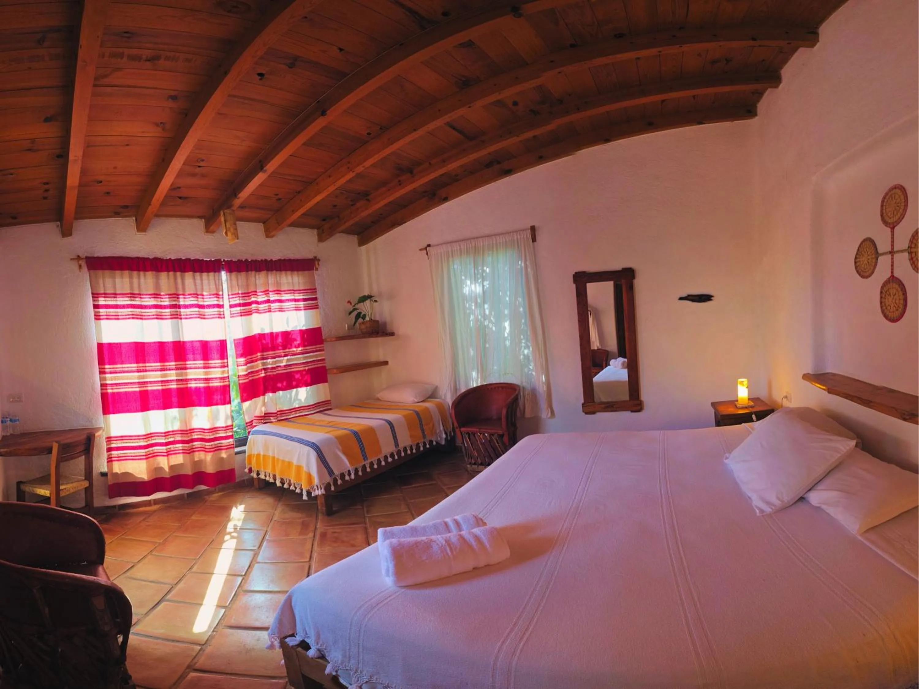 Bed in Cabañas el Nido de la Huilota