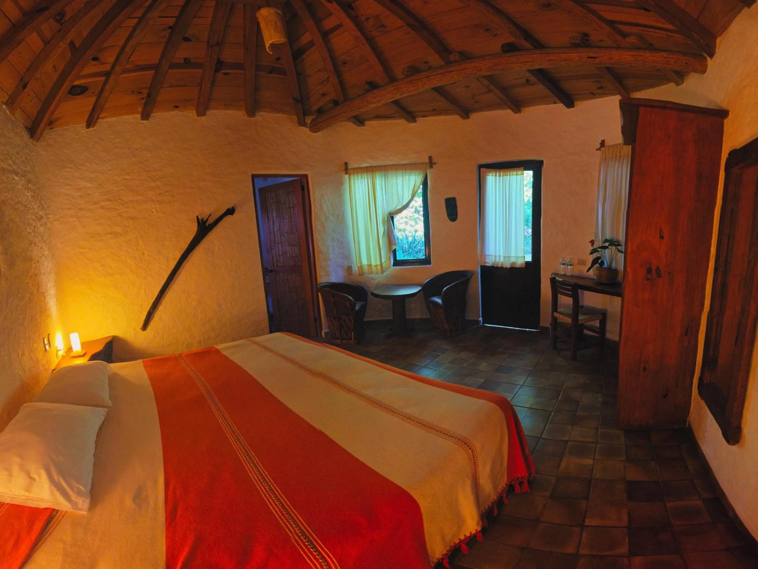 Bed in Cabañas el Nido de la Huilota