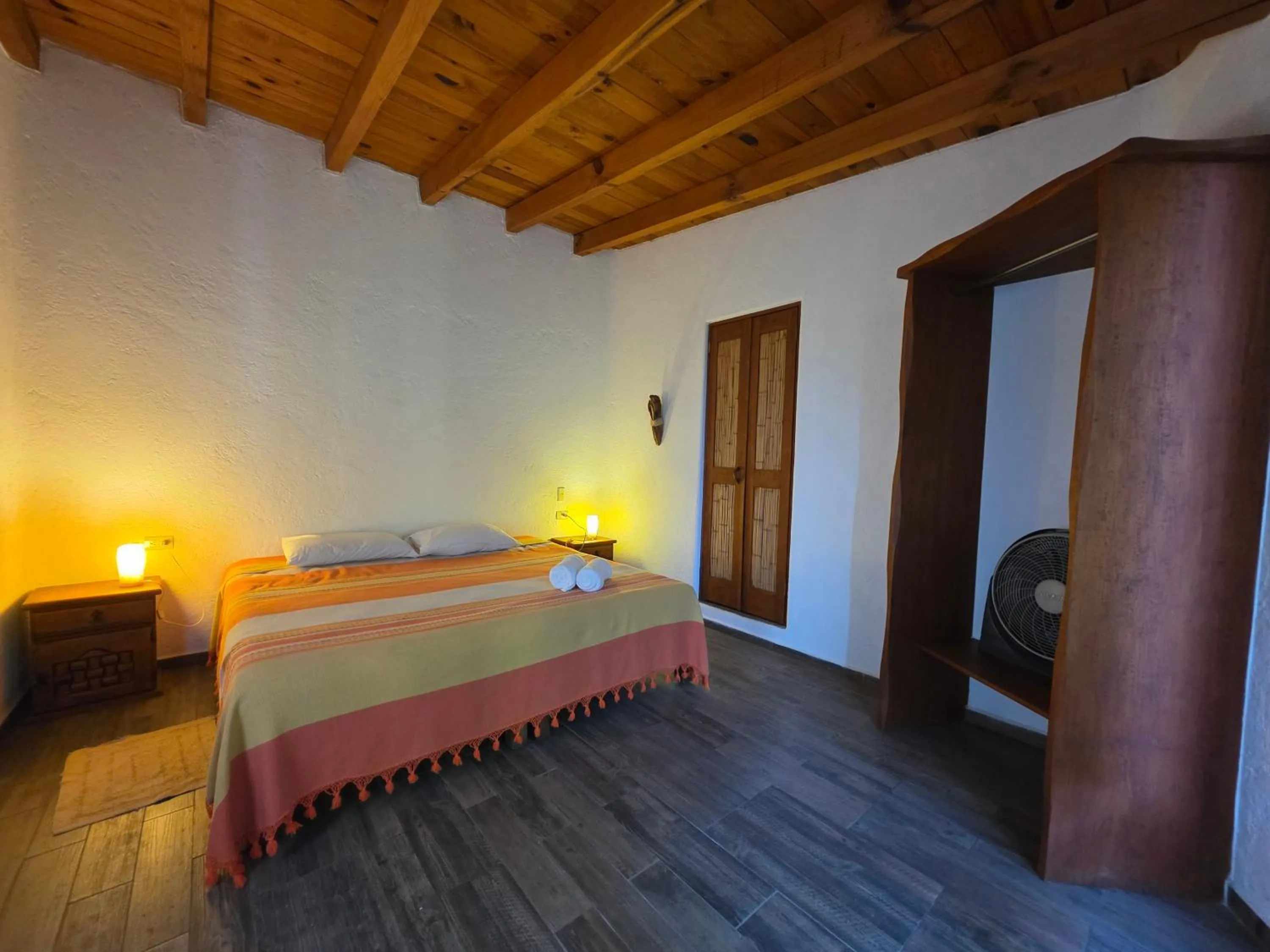 Bed in Cabañas el Nido de la Huilota