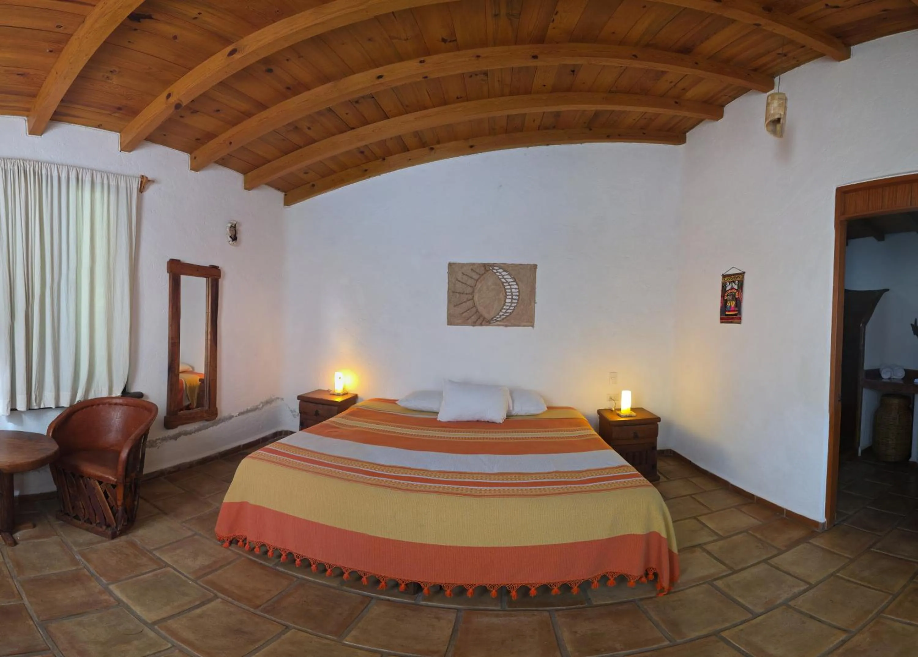 Bed in Cabañas el Nido de la Huilota