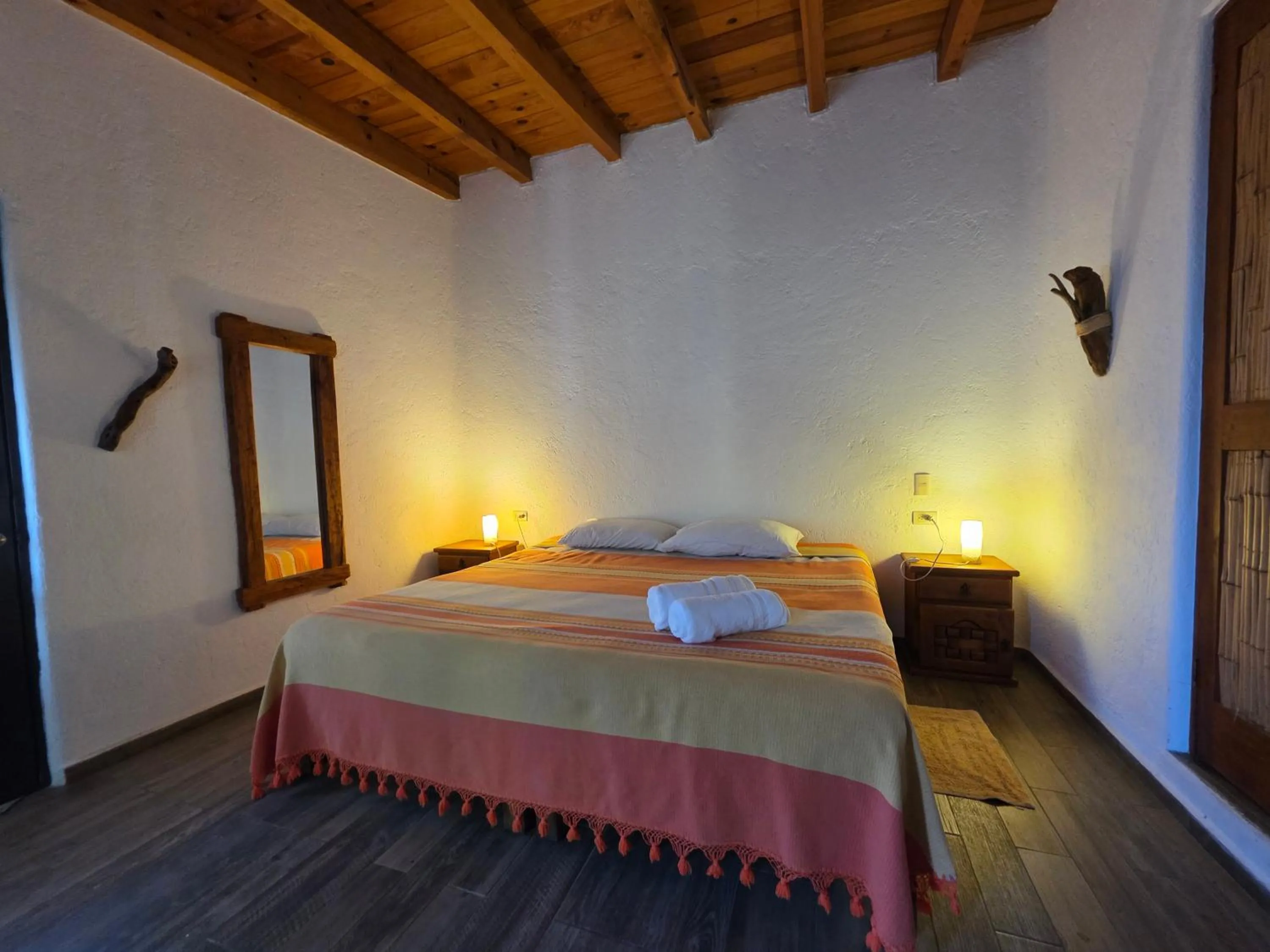 Bed in Cabañas el Nido de la Huilota