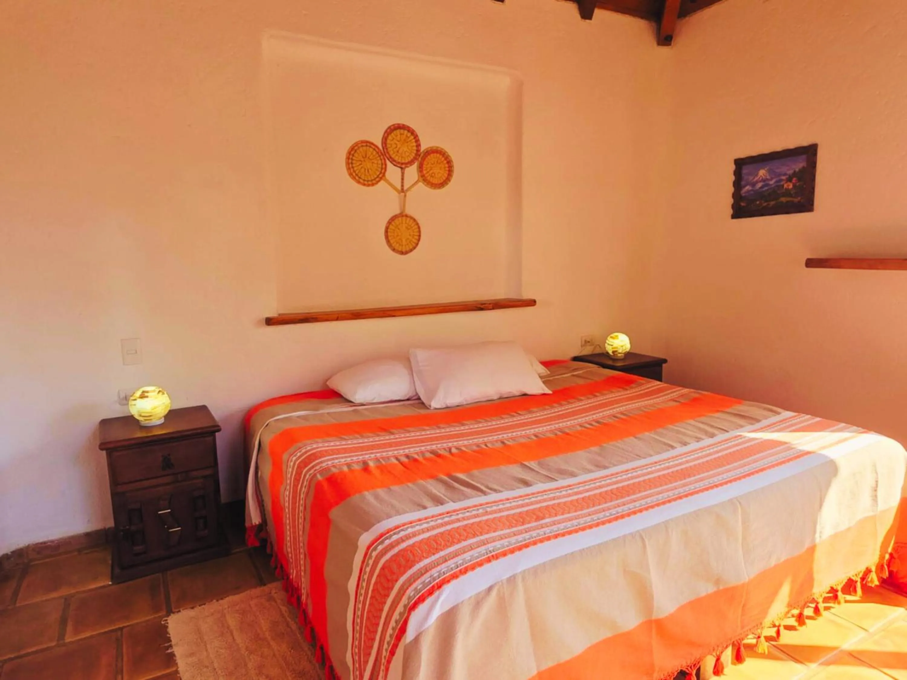 Bed in Cabañas el Nido de la Huilota