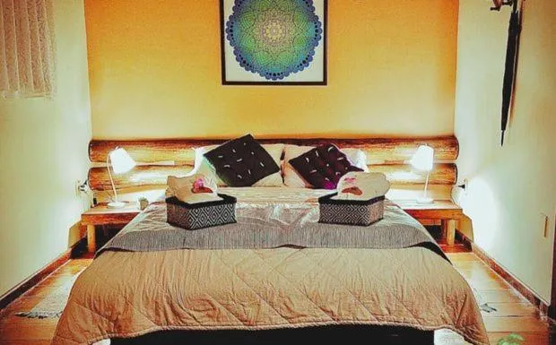Bed in Pousada Bocaina