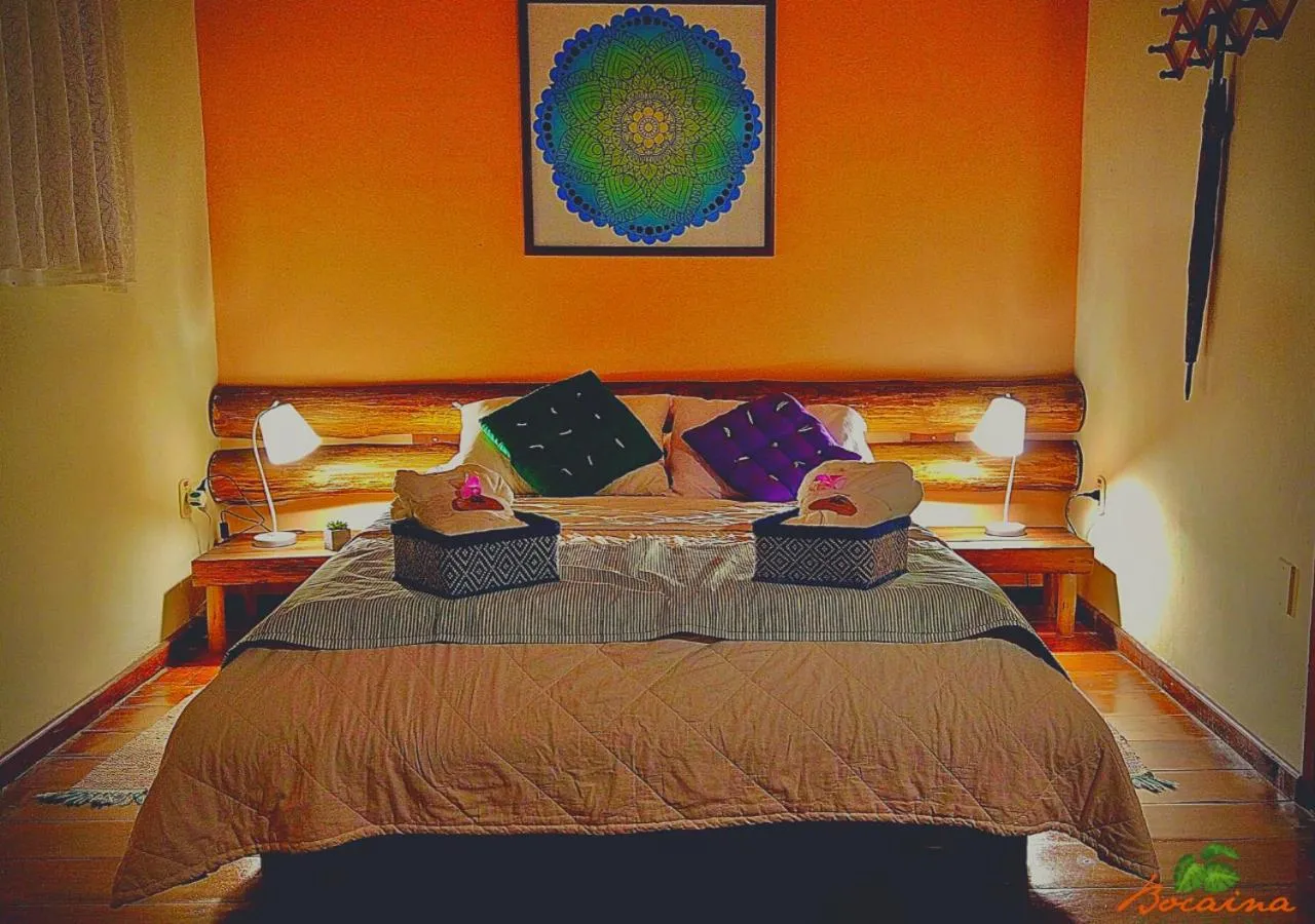 Bed in Pousada Bocaina