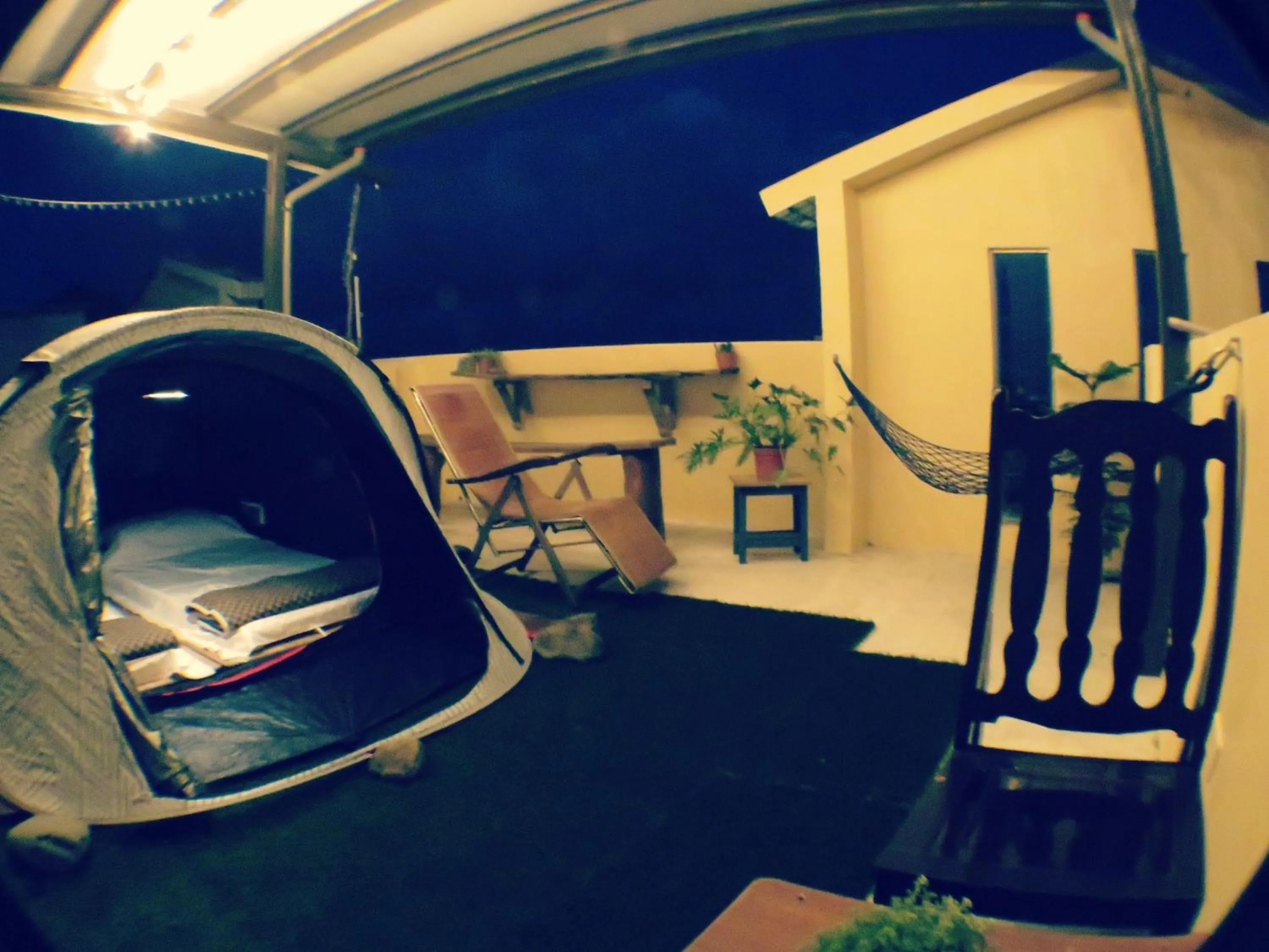 Patio in Dulan Groundnut Backpacker Hostel