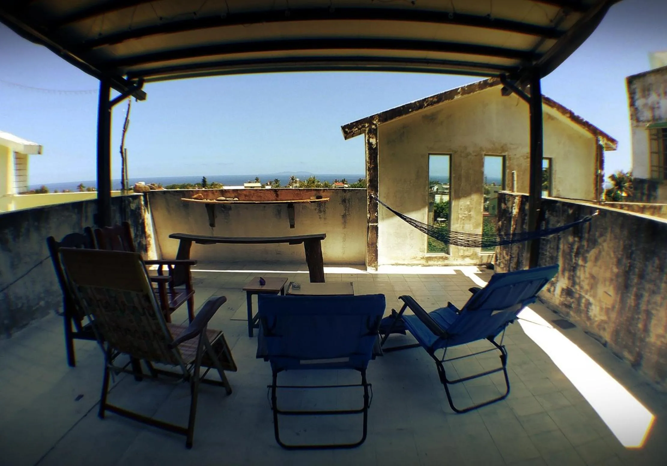 Patio in Dulan Groundnut Backpacker Hostel