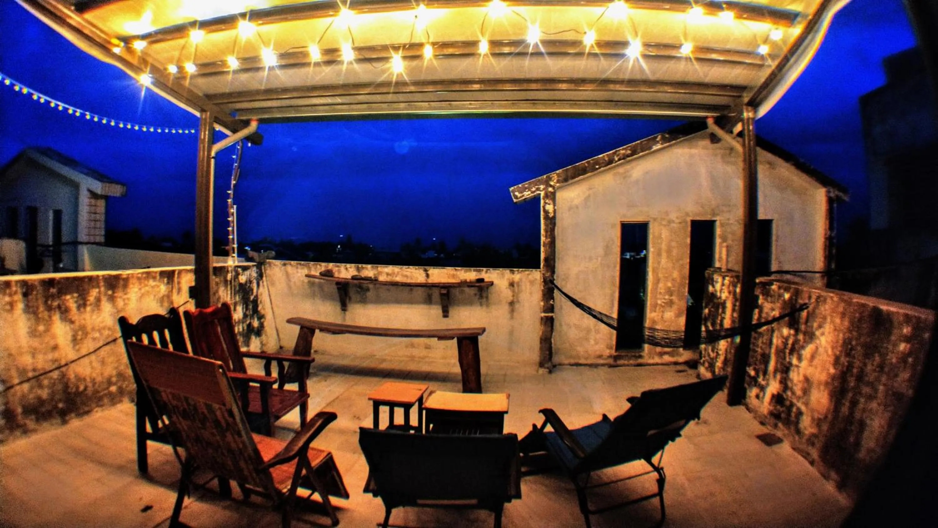 Patio in Dulan Groundnut Backpacker Hostel