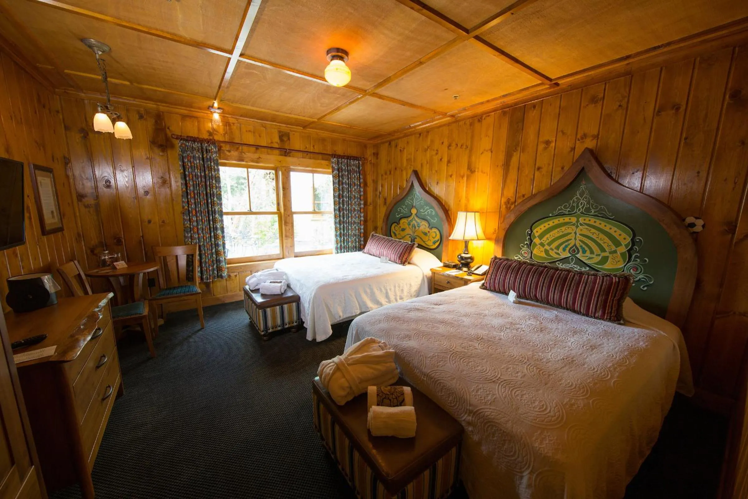 Photo of the whole room, Bed in McMenamins Old St. Francis School