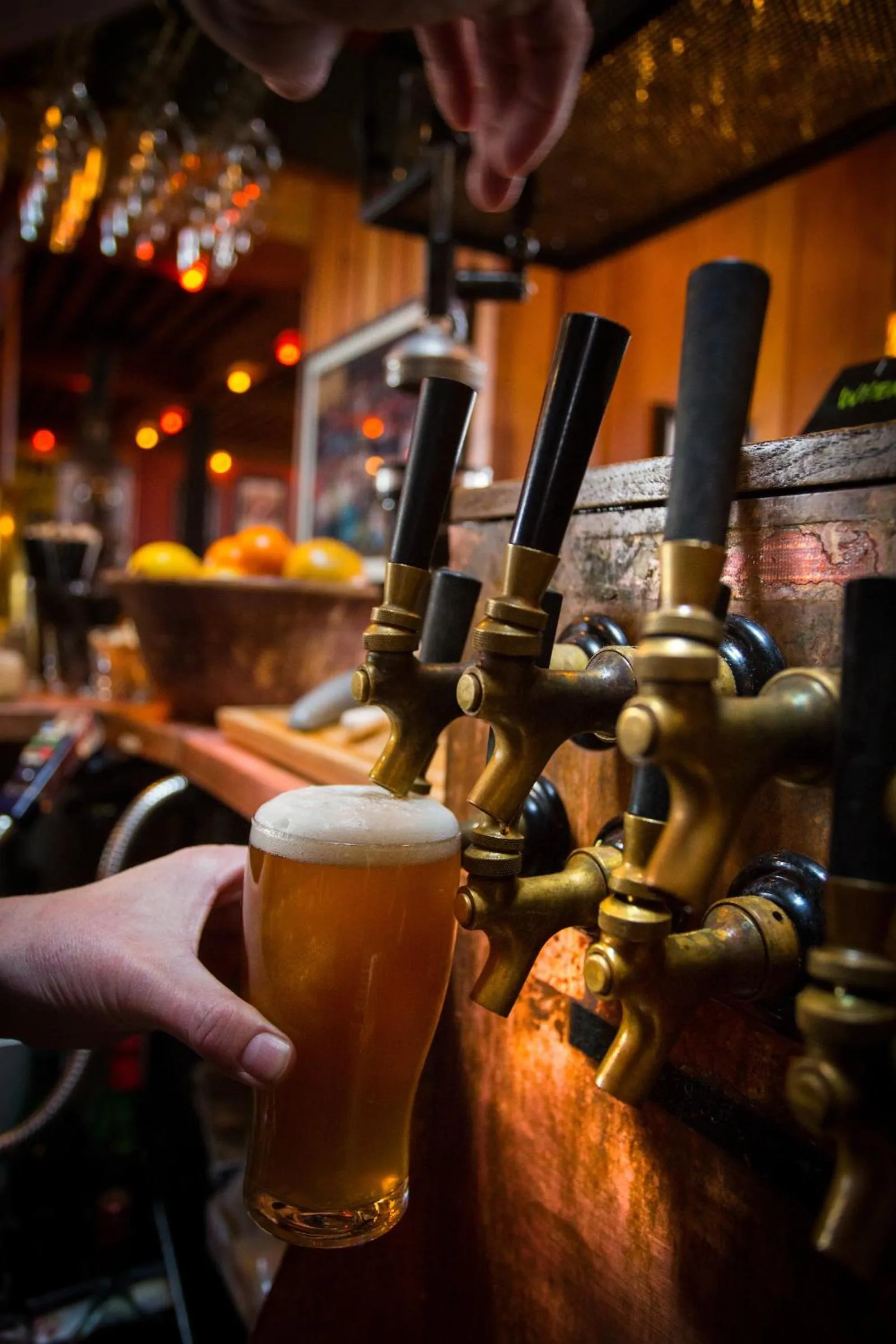 Drinks in McMenamins Old St. Francis School