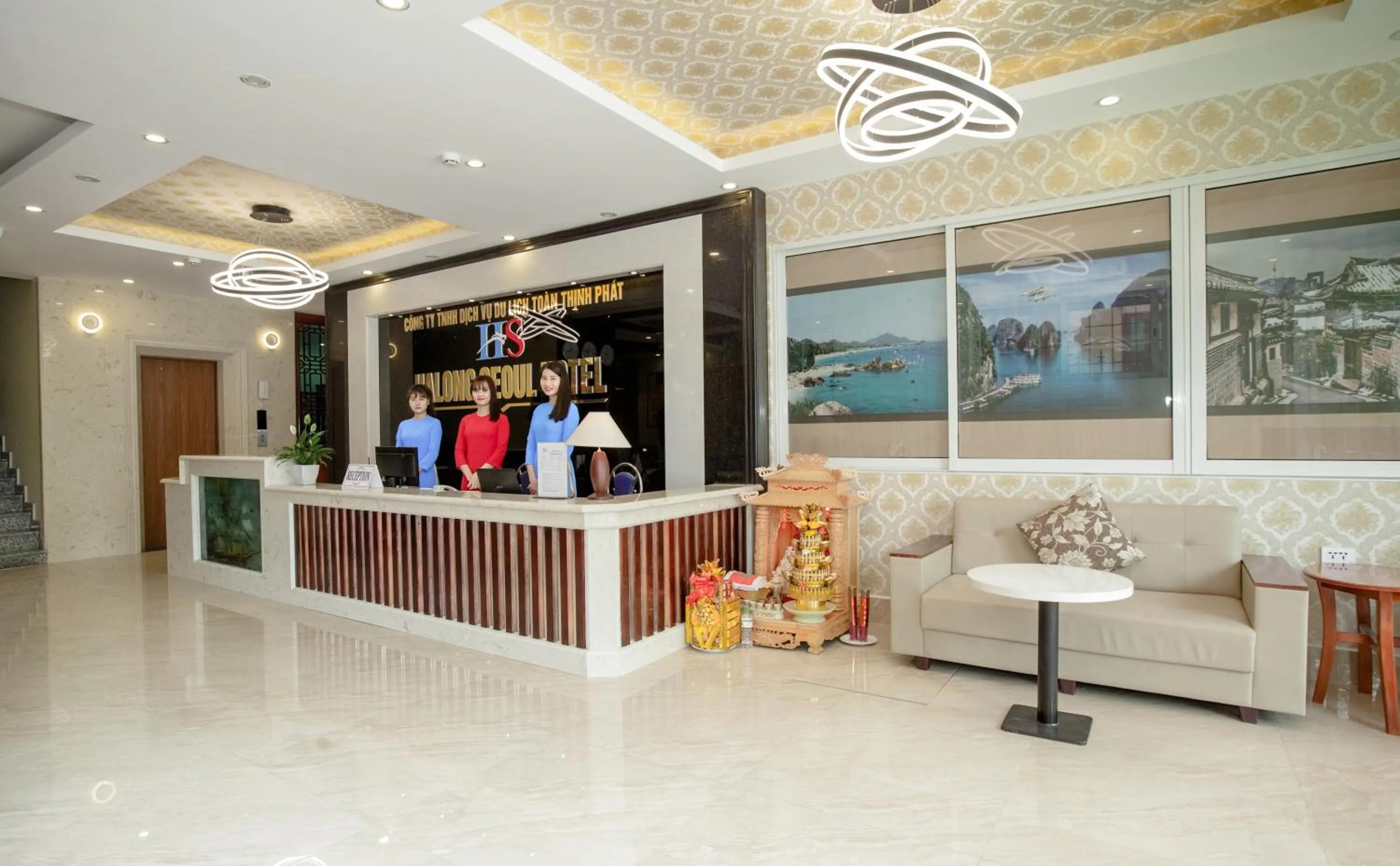 Lobby or reception in Halong Seoul Hotel