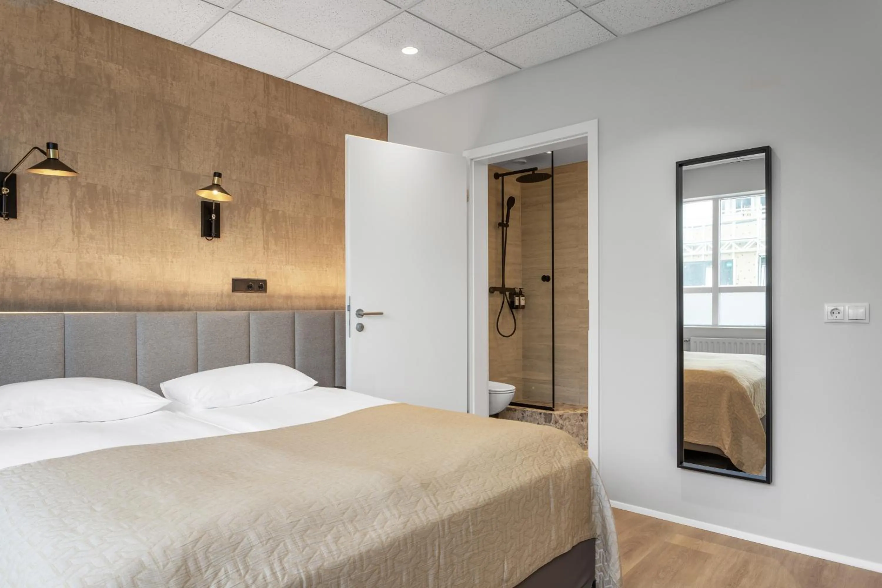 Bed in Alva Hotel Brautarholt