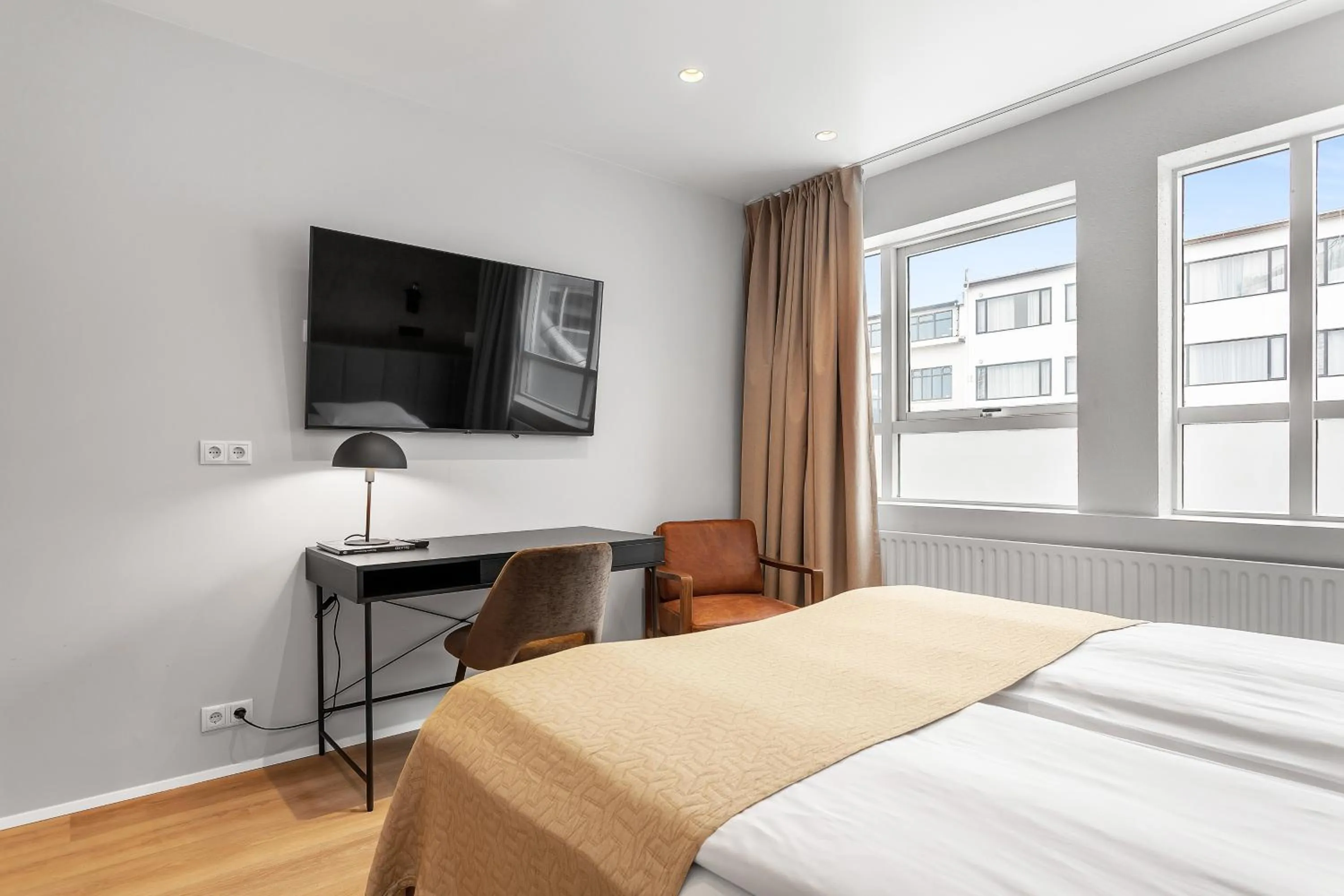 Bed in Alva Hotel Brautarholt