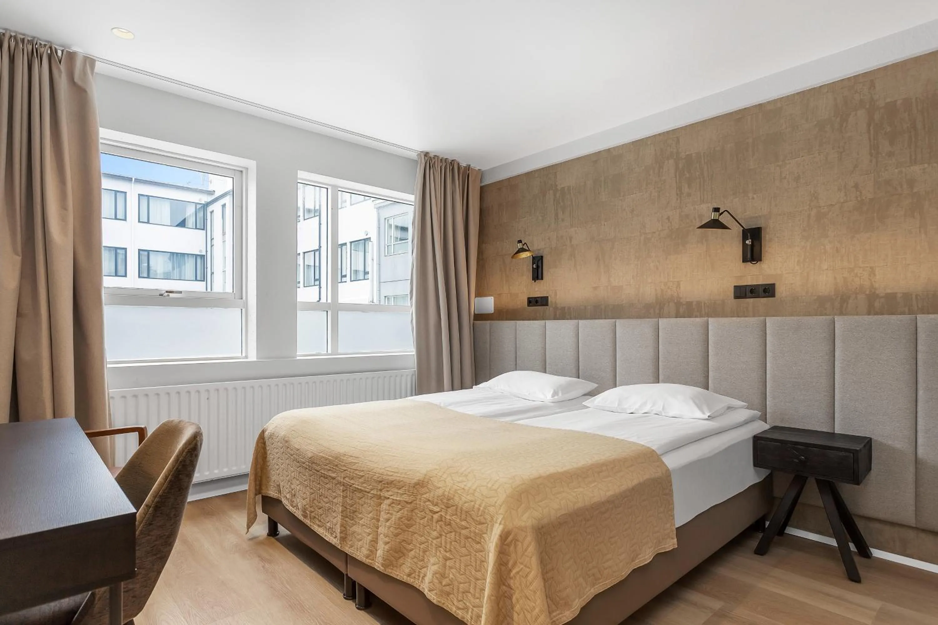 Bed in Alva Hotel Brautarholt