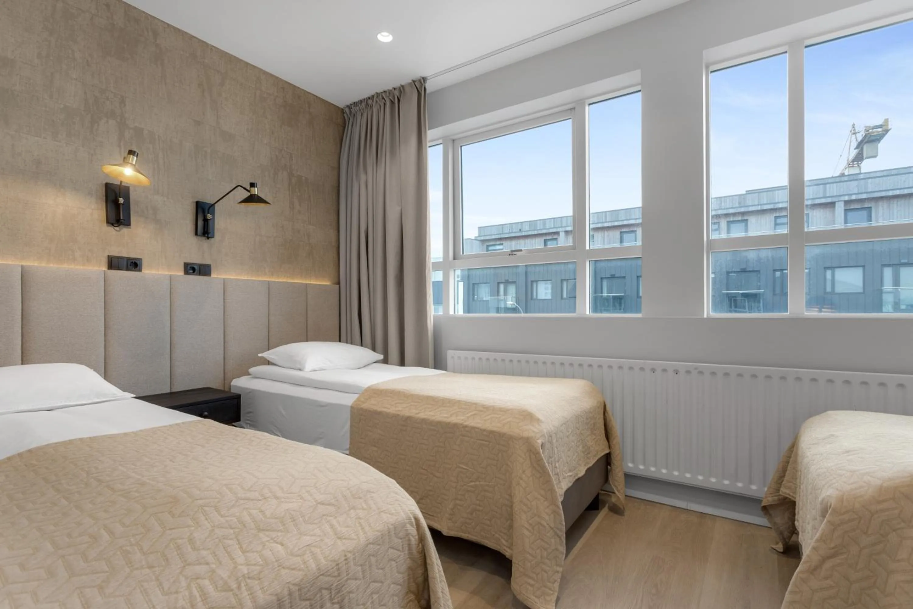 Bed in Alva Hotel Brautarholt