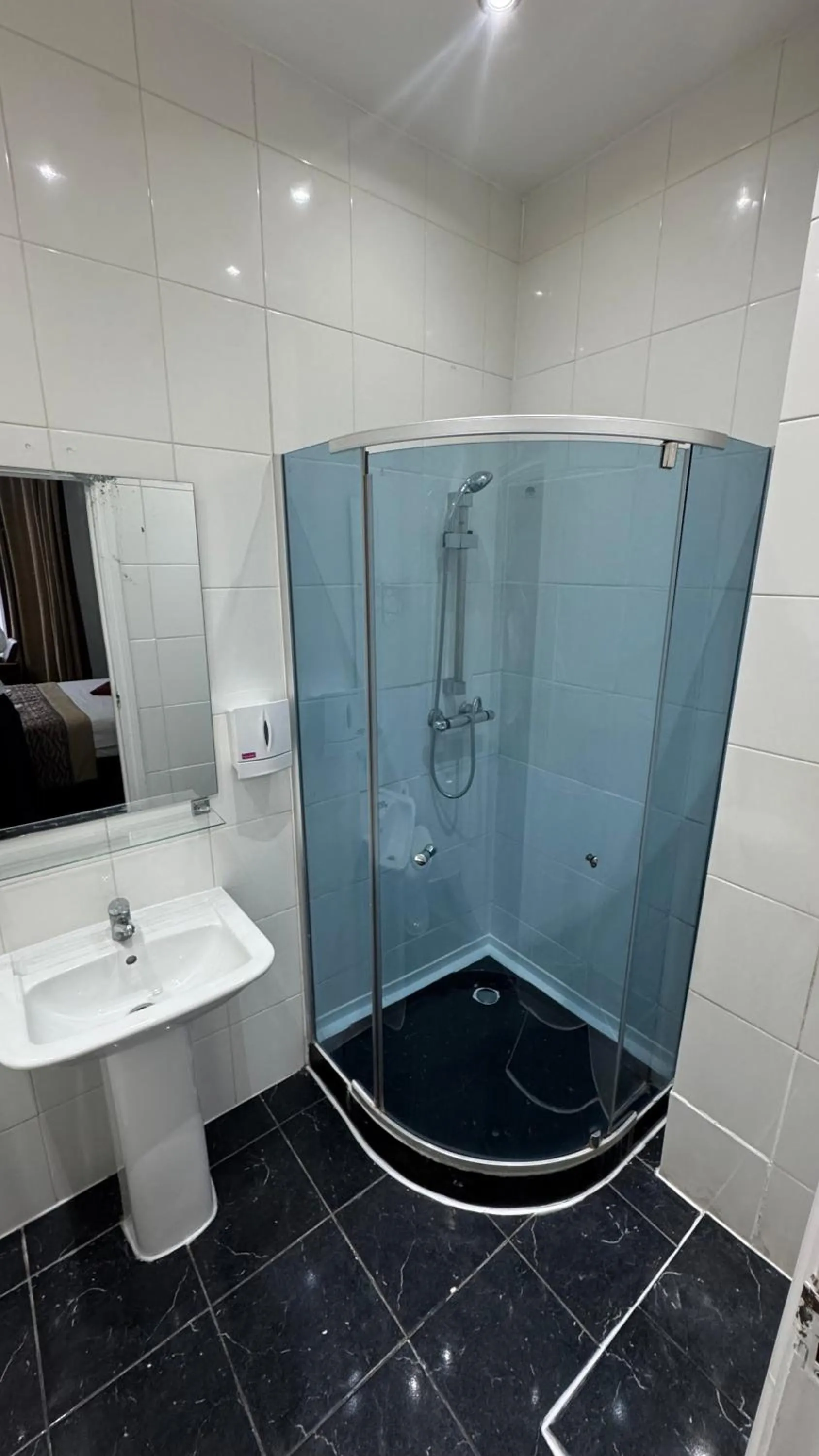 Shower in Newham Hotel