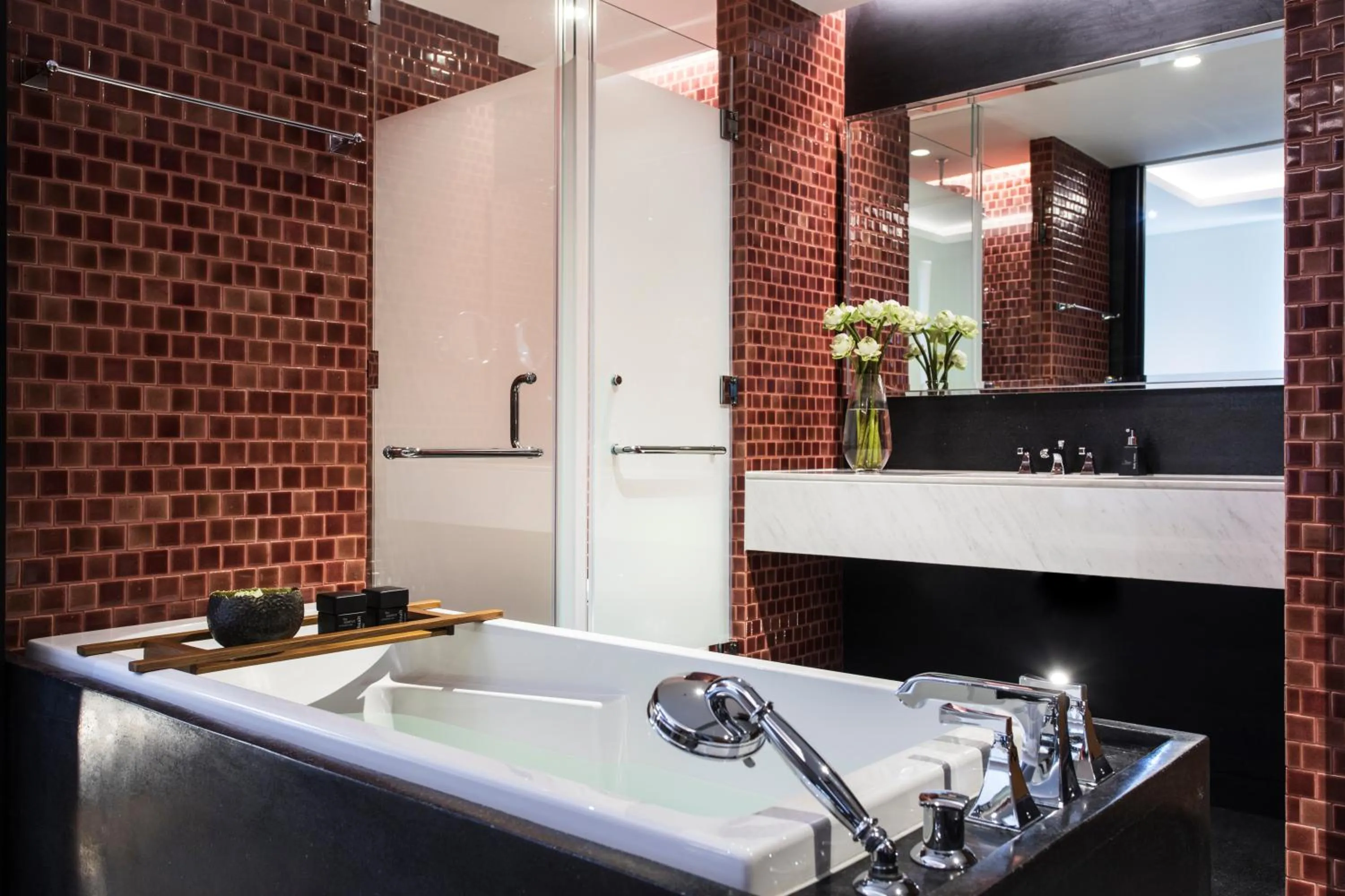 Shower in Anantara Chiang Mai Serviced Suites