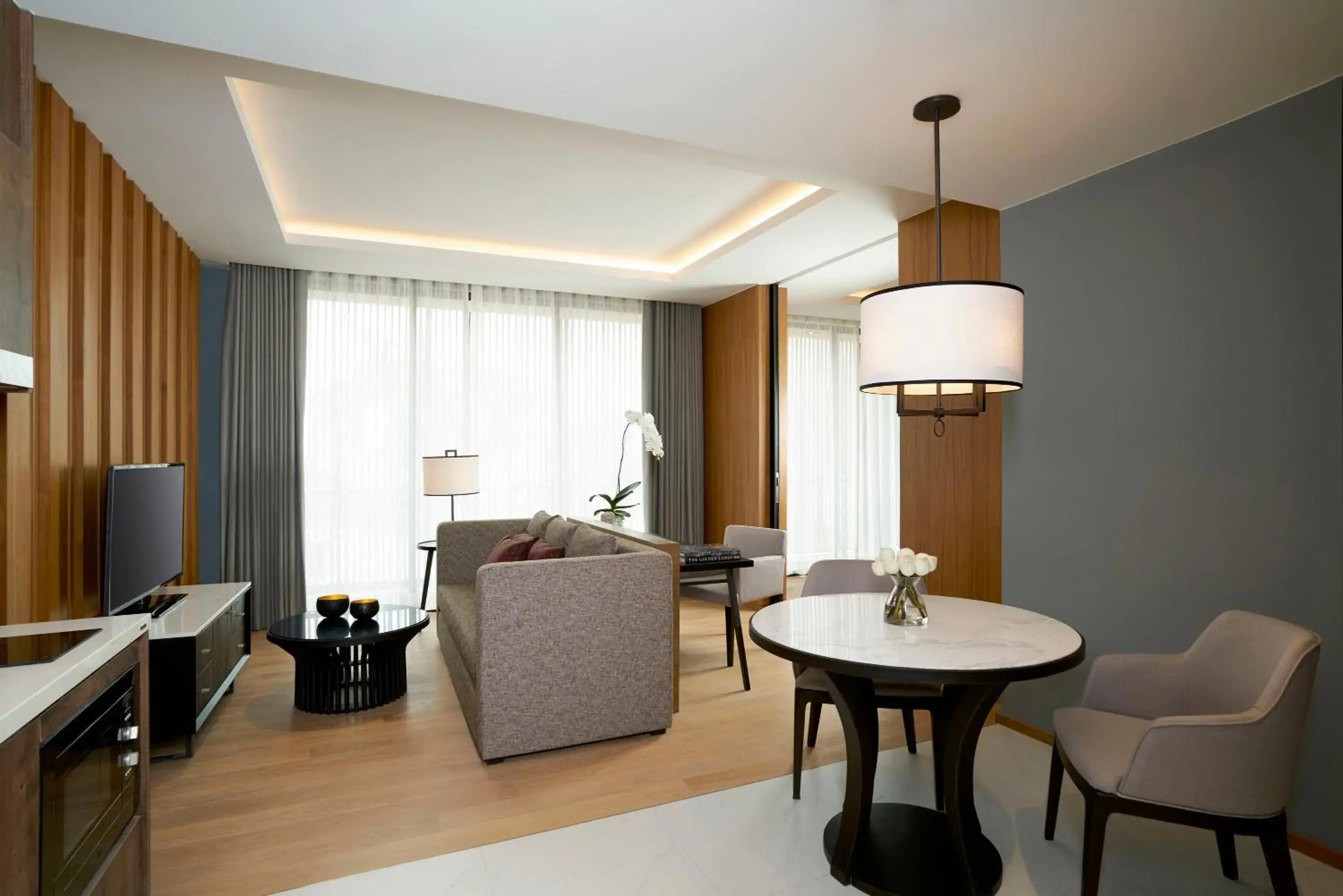 Living room in Anantara Chiang Mai Serviced Suites Living room in Anantara Chiang Mai Serviced Suites