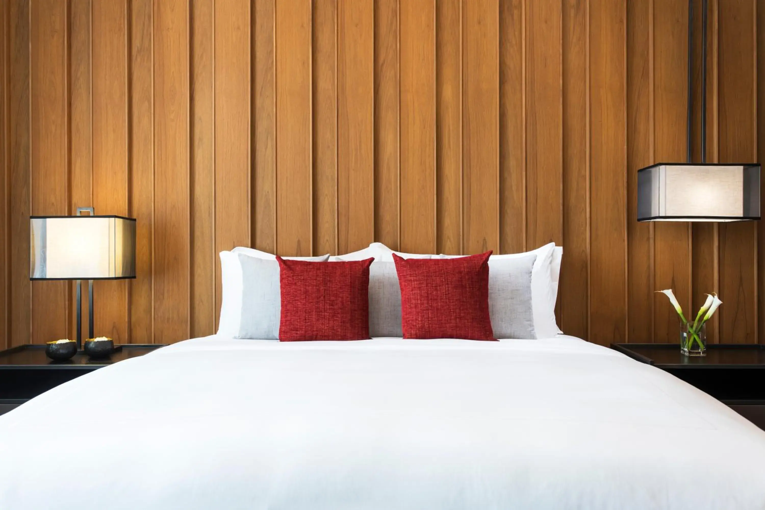 Bed in Anantara Chiang Mai Serviced Suites Bed in Anantara Chiang Mai Serviced Suites