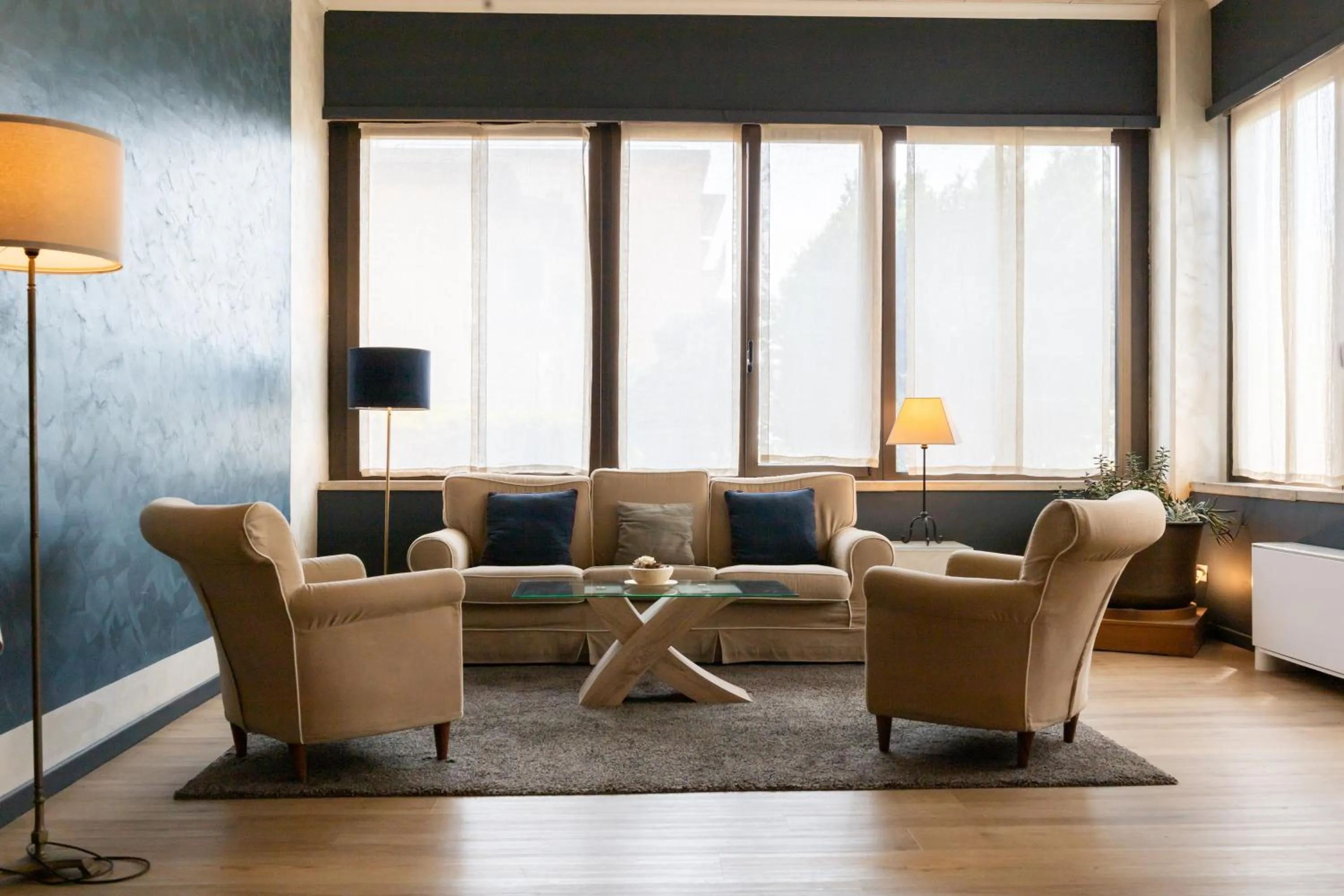 Seating area in Hotel Ambasciatori