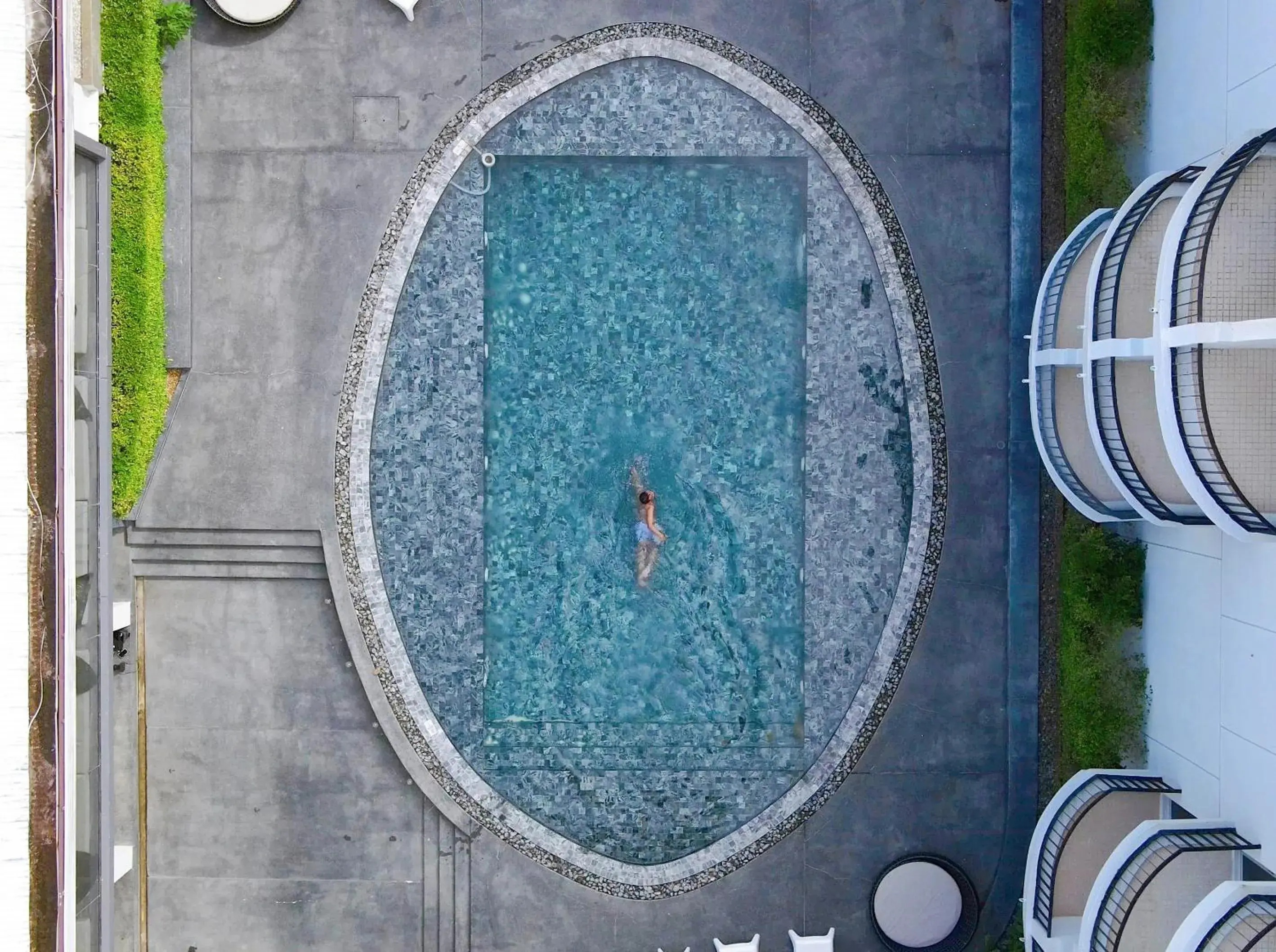 Swimming pool in Mittapan Hotel Swimming pool in Mittapan Hotel