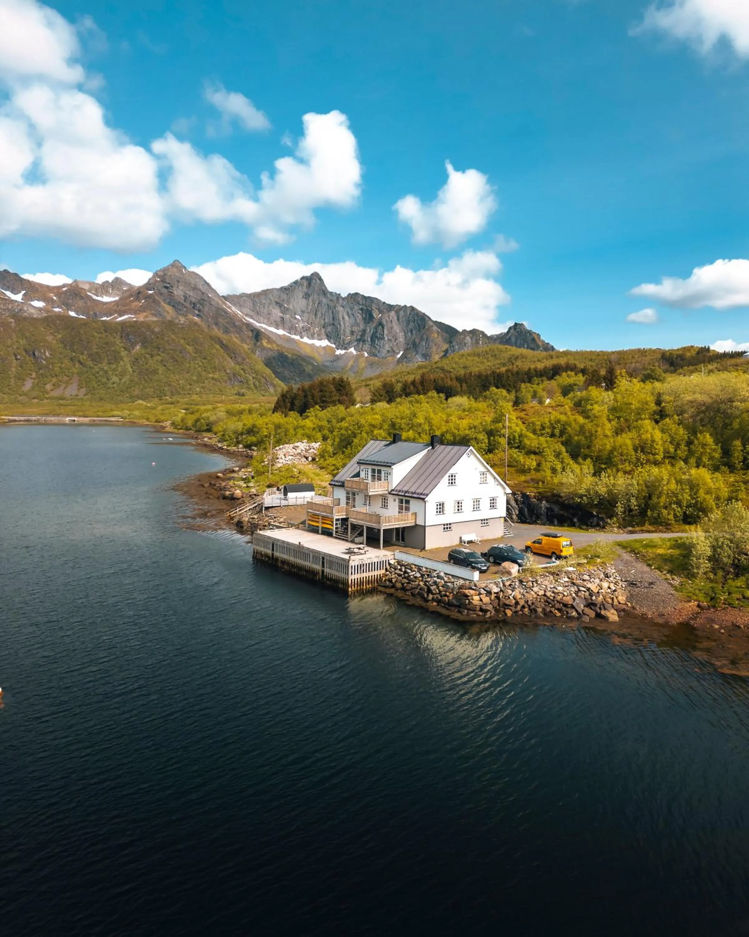 Property building in Lofoten Apartments