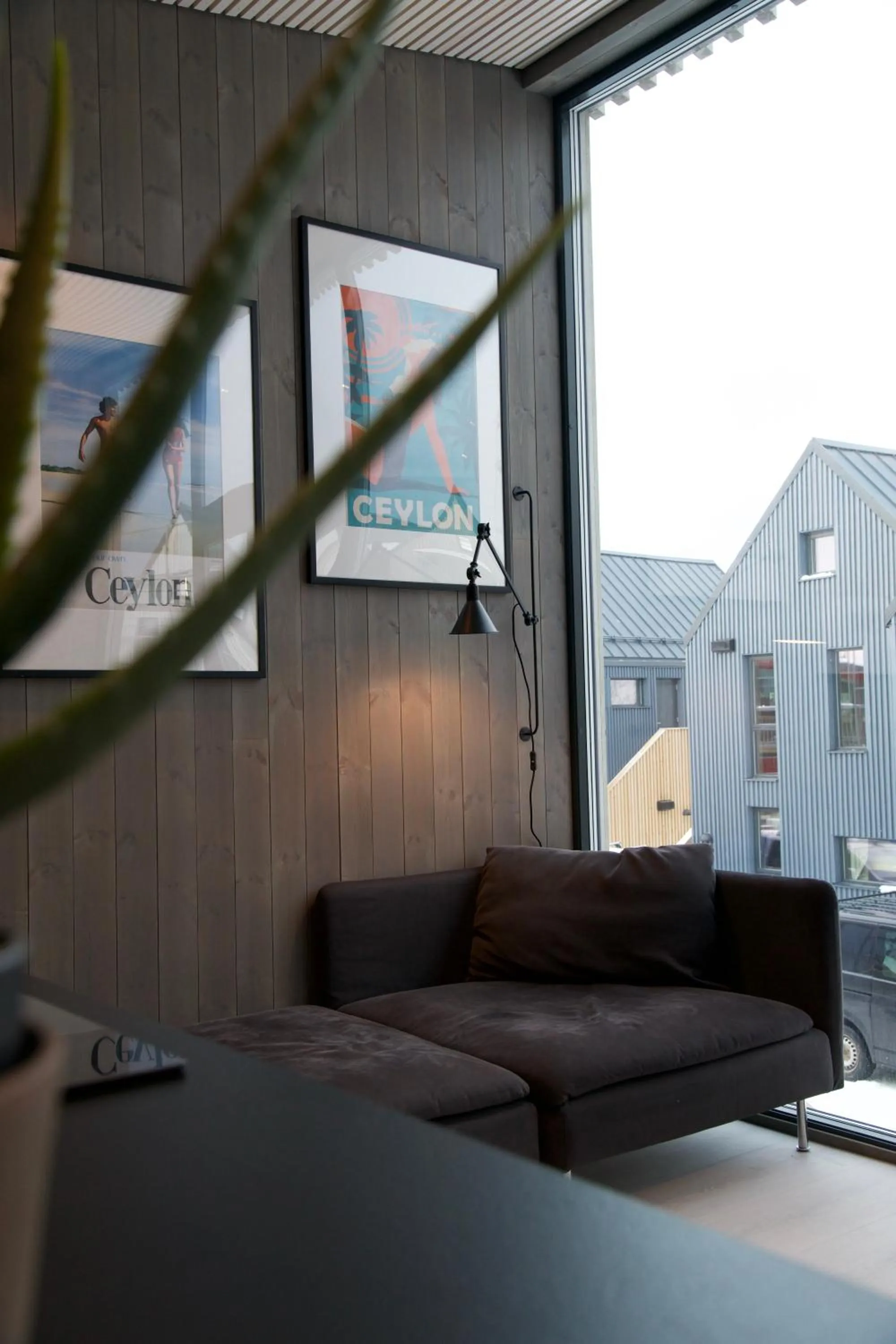 Living room in Lofoten Apartments