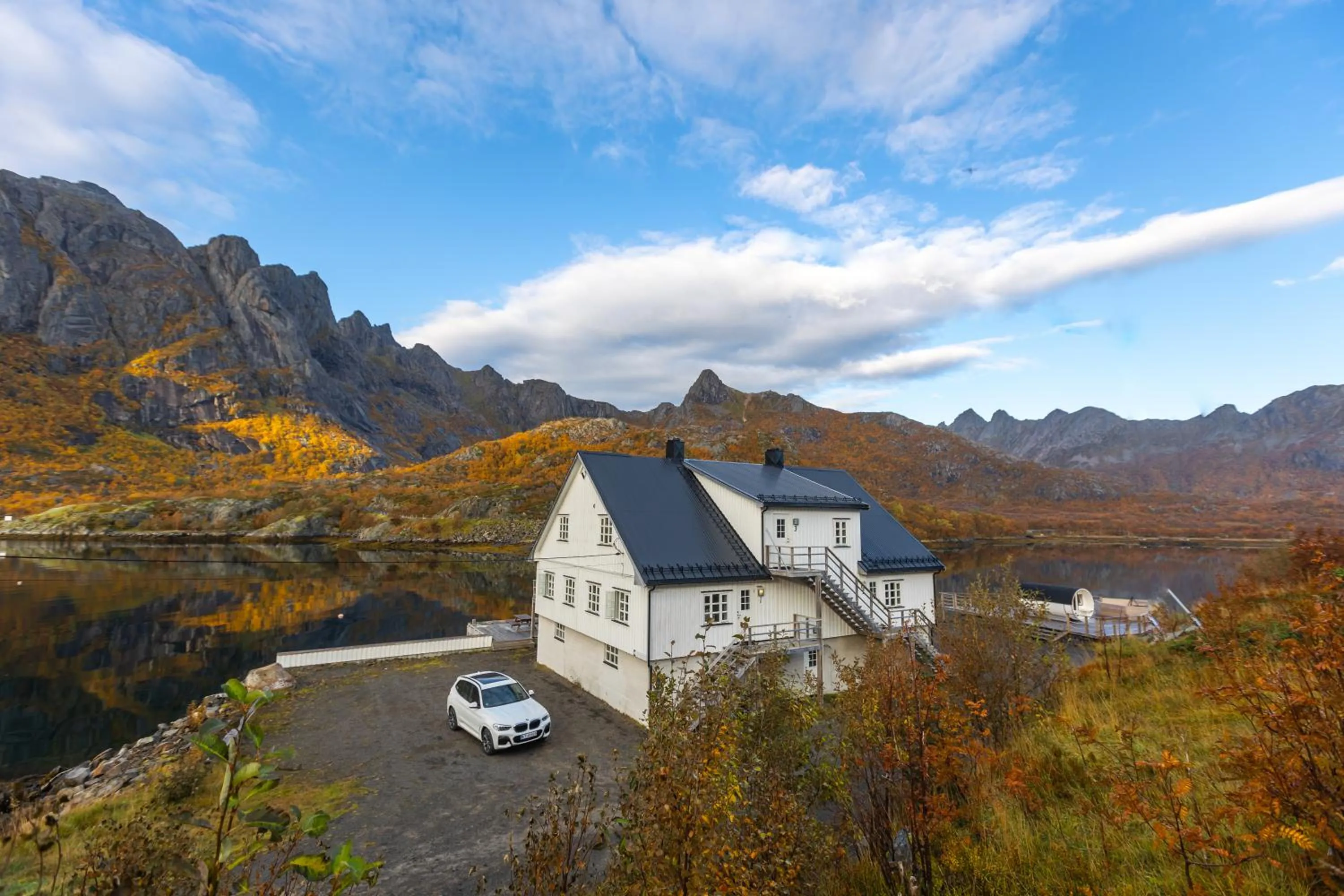 Property building in Lofoten Apartments