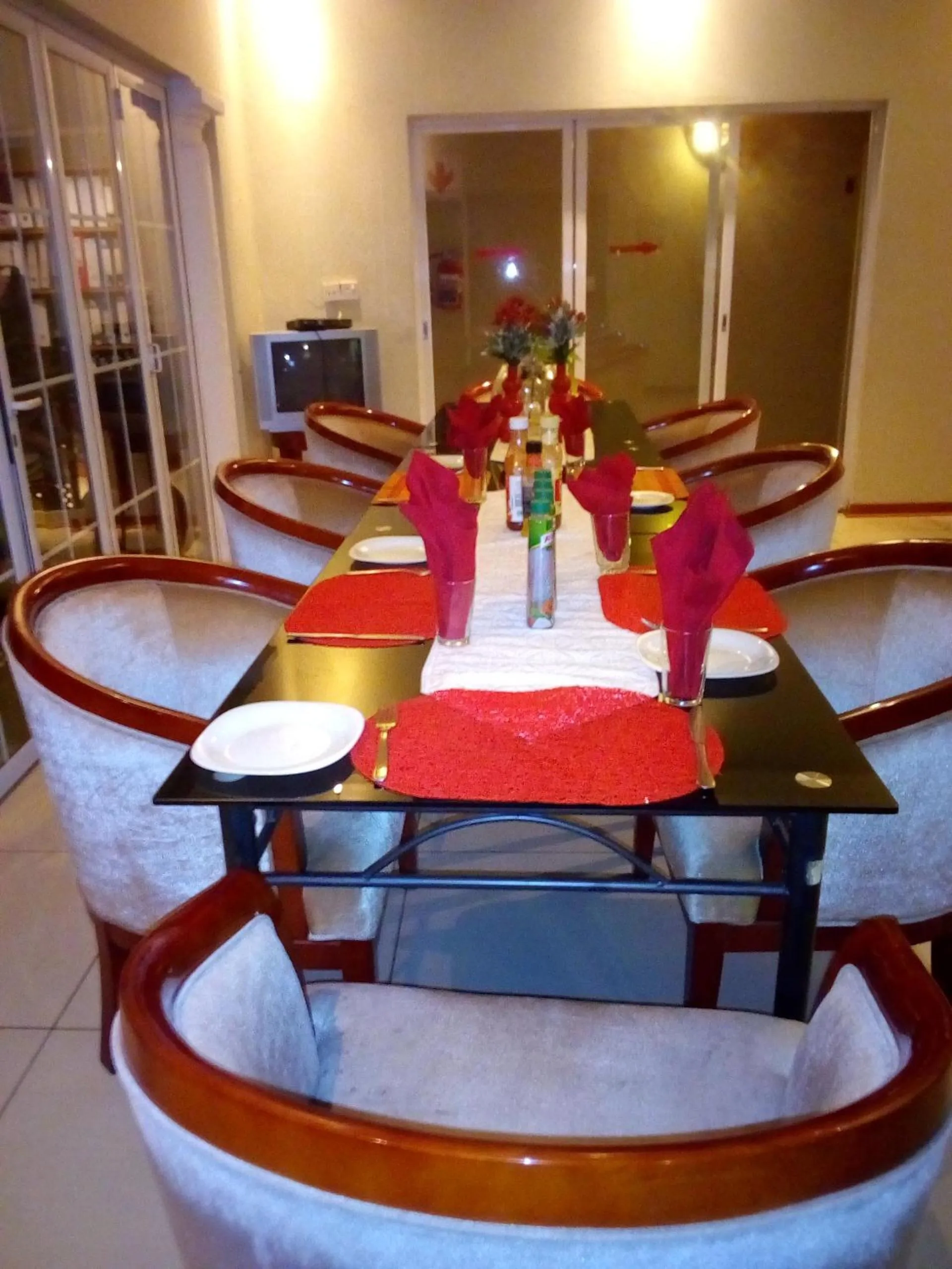 Dining area in Comfort Palace Guest House Kasane