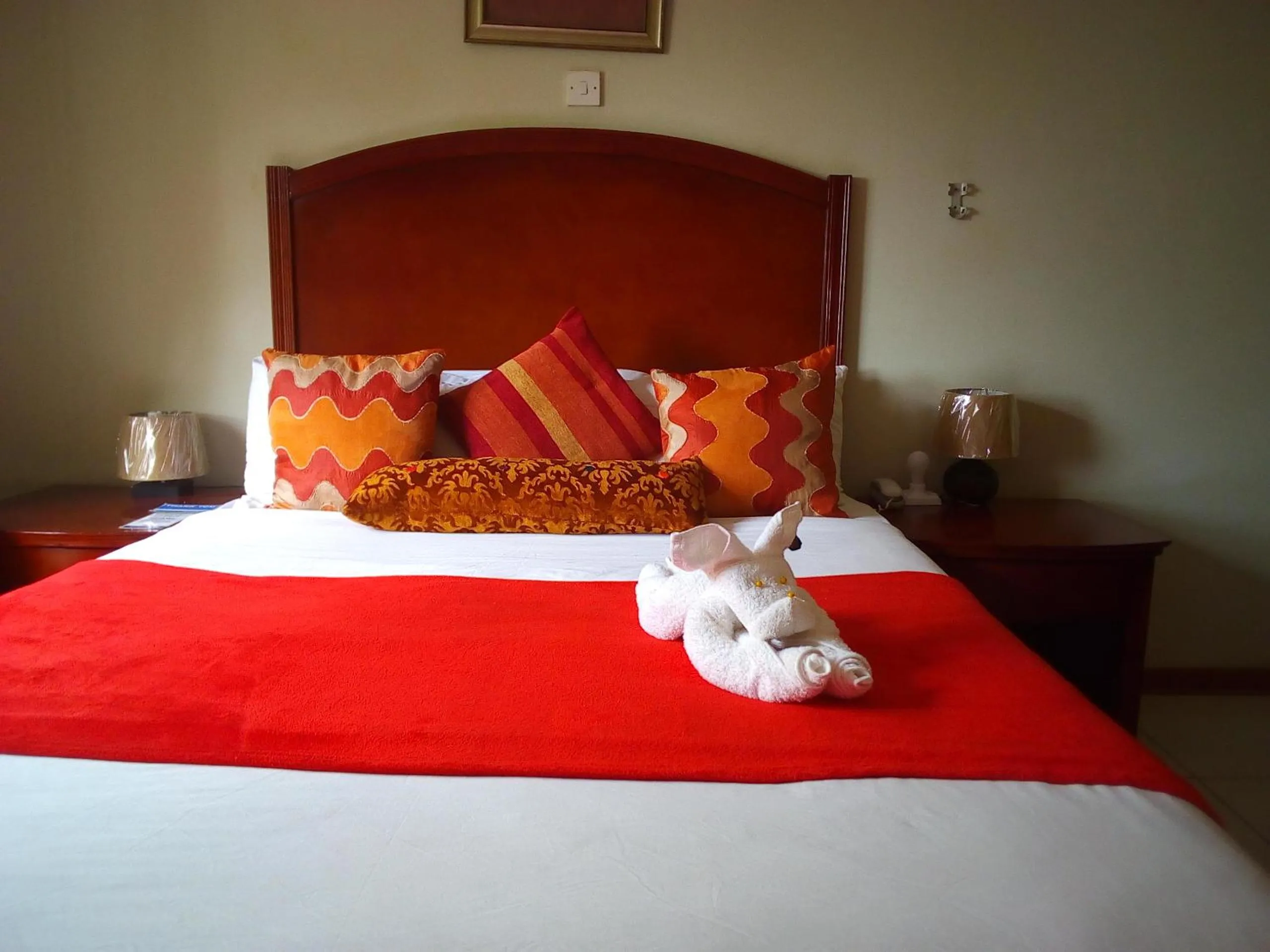 Bed in Comfort Palace Guest House Kasane