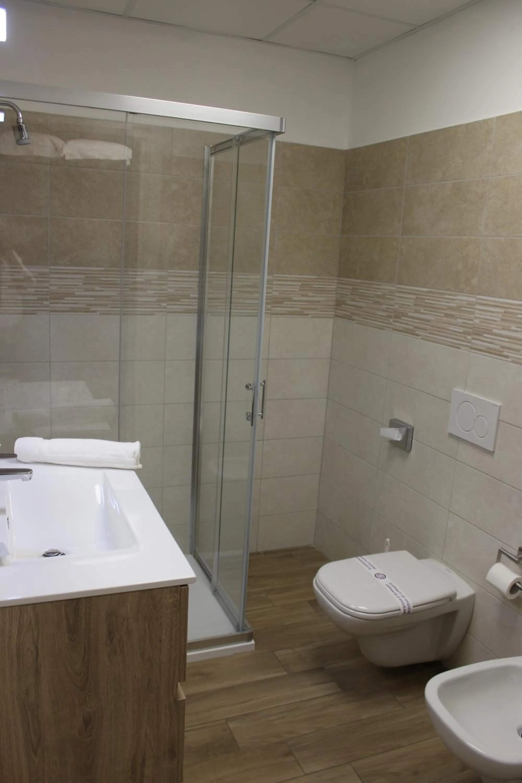 Bathroom in Hotel Bocciolo