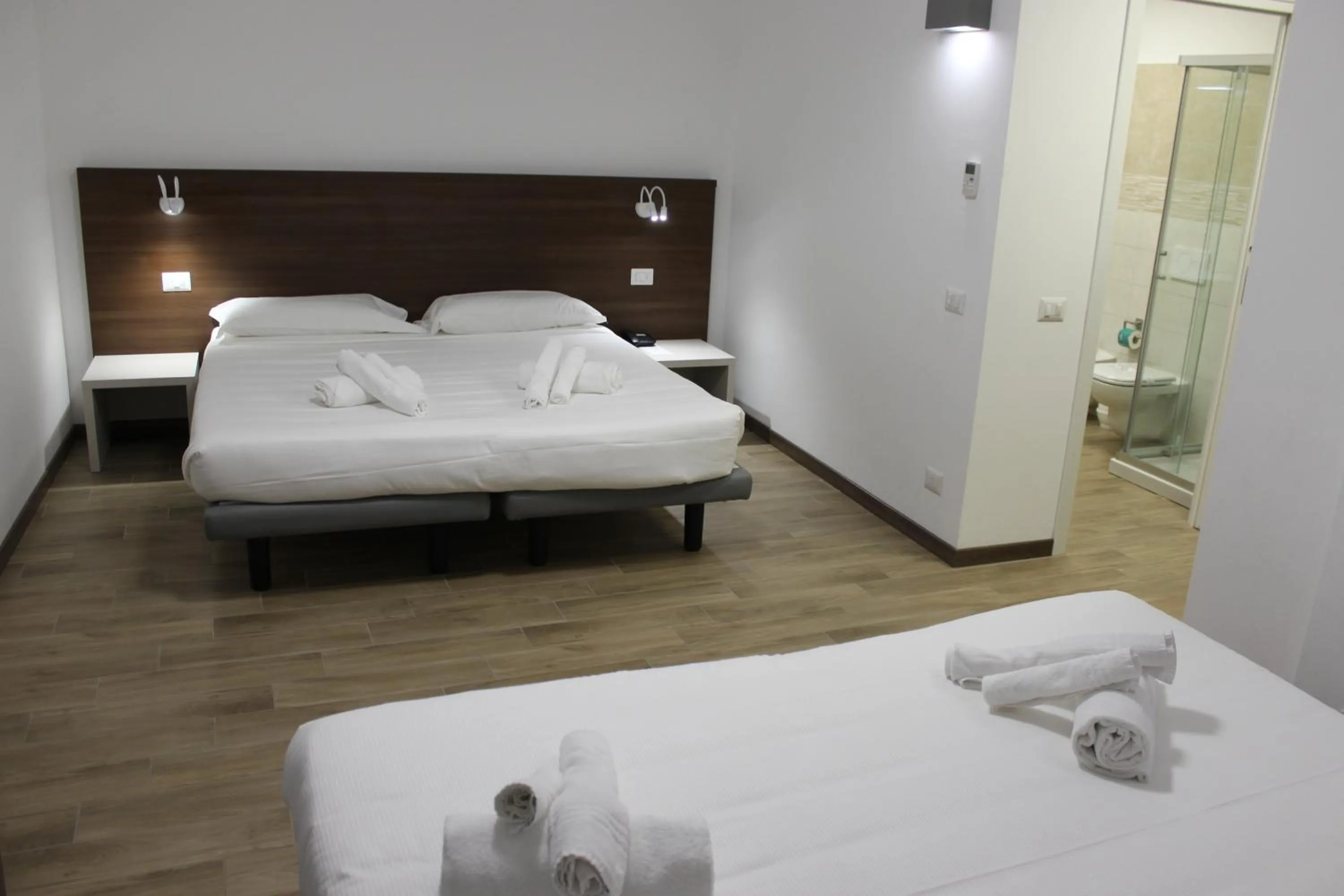 Bed in Hotel Bocciolo