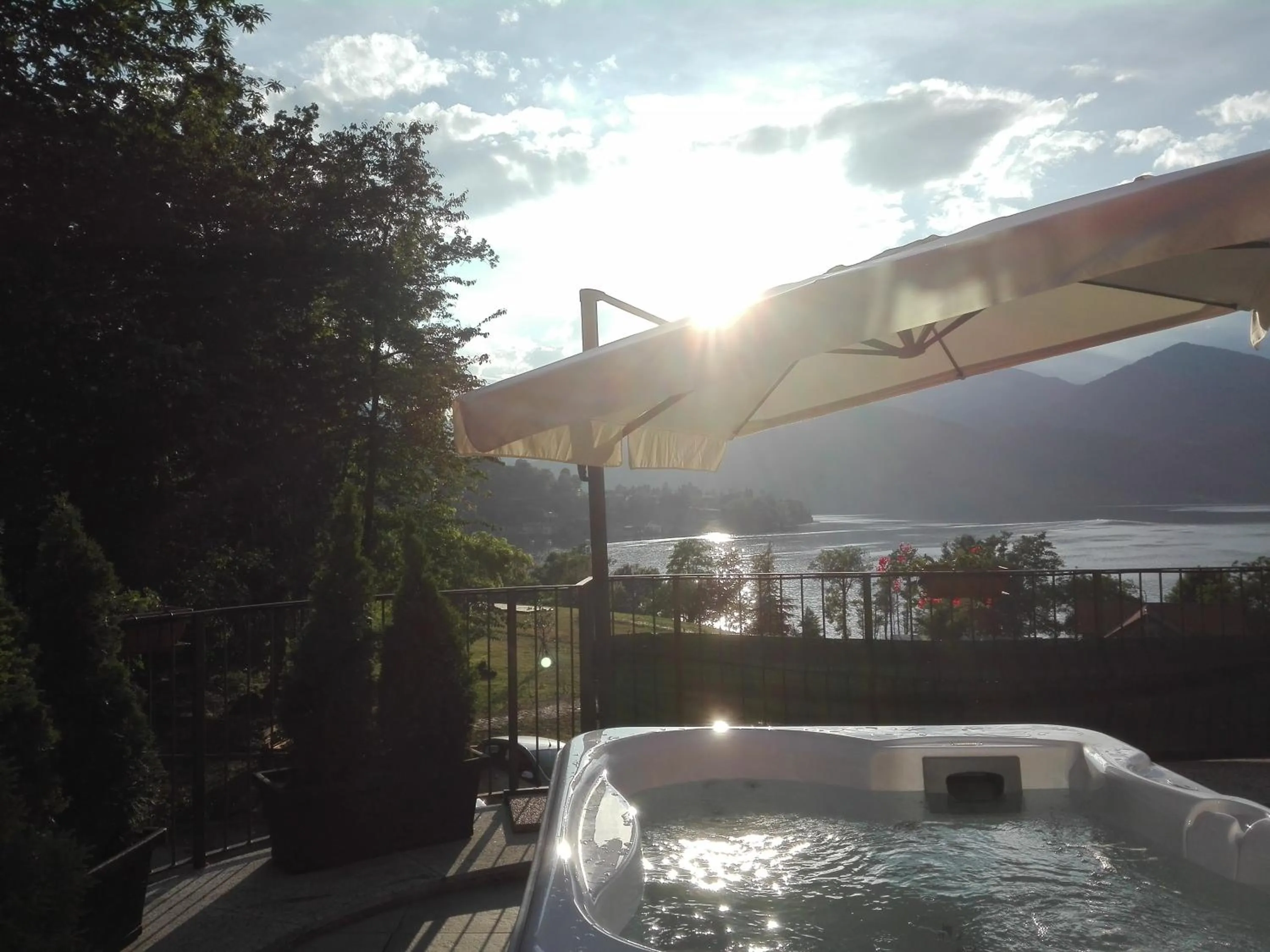 Pool view in Hotel Bocciolo
