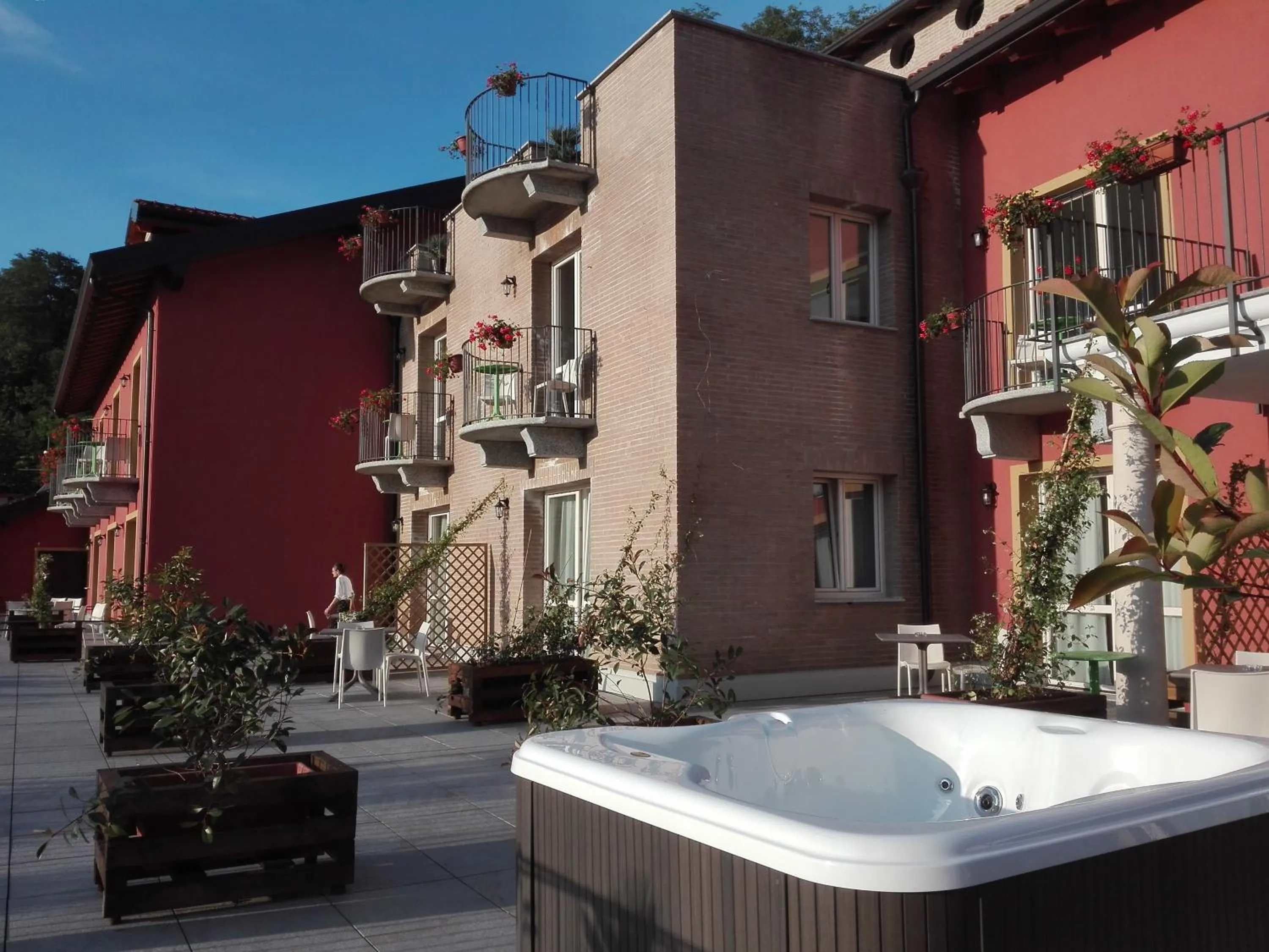 Sunset in Hotel Bocciolo