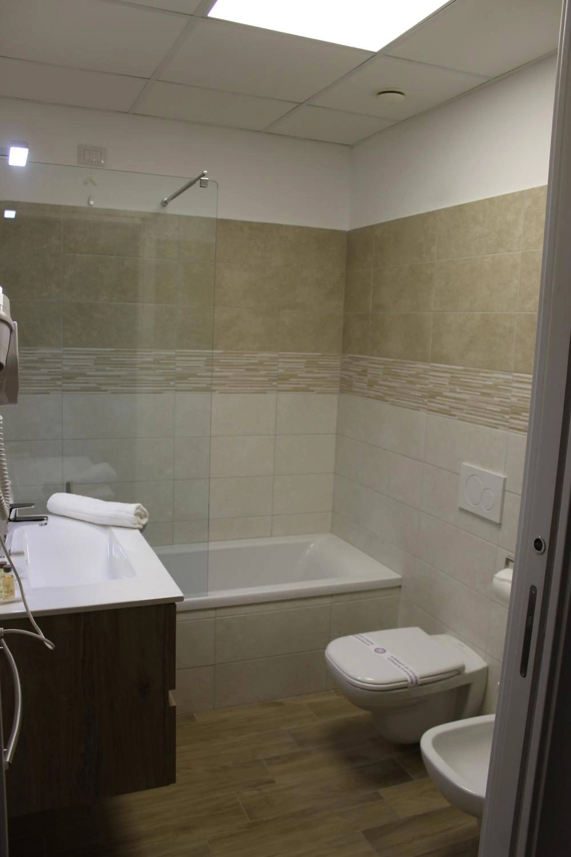 Bathroom in Hotel Bocciolo