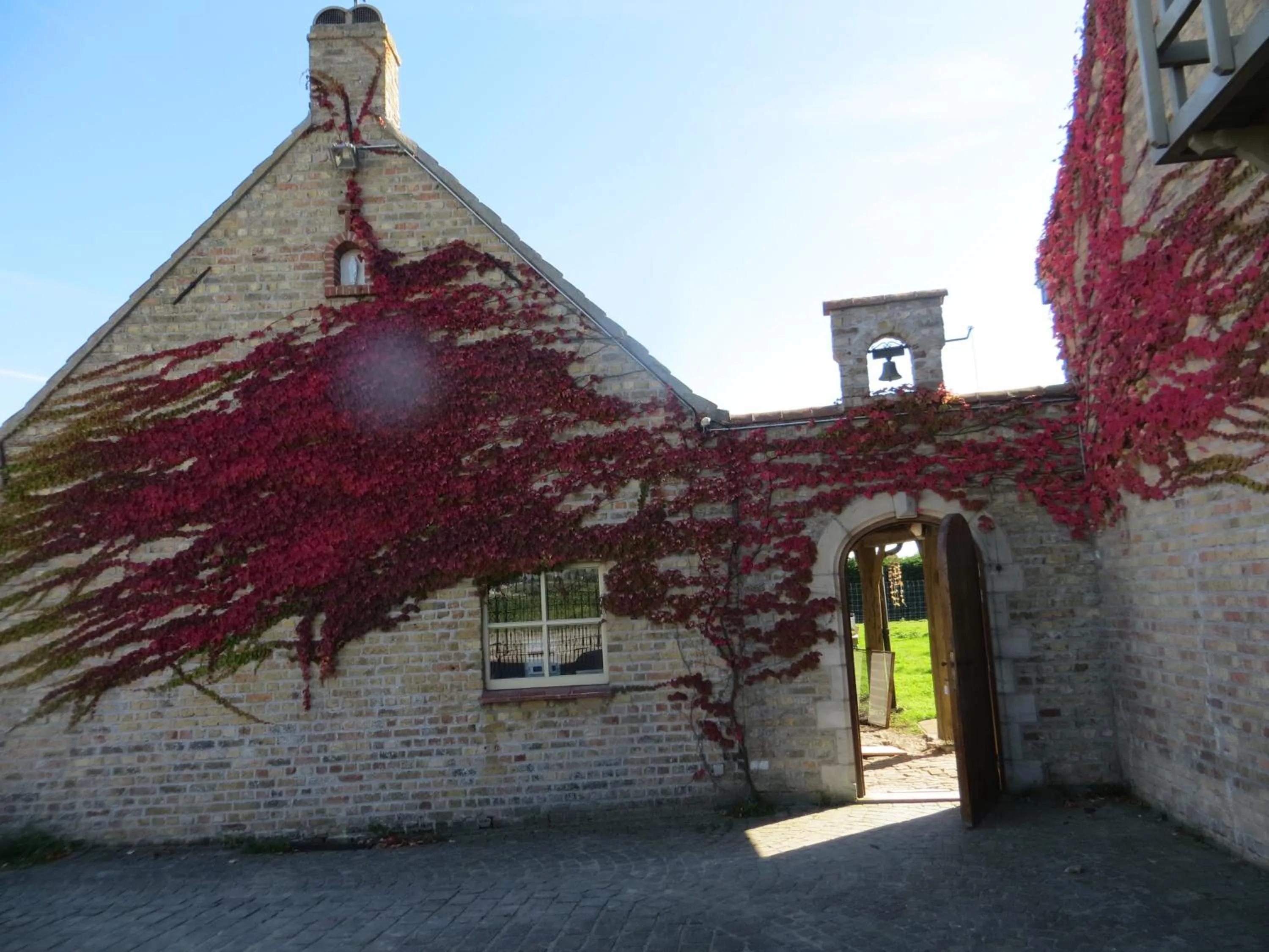 Facade/entrance in B&B 't Hannonshof