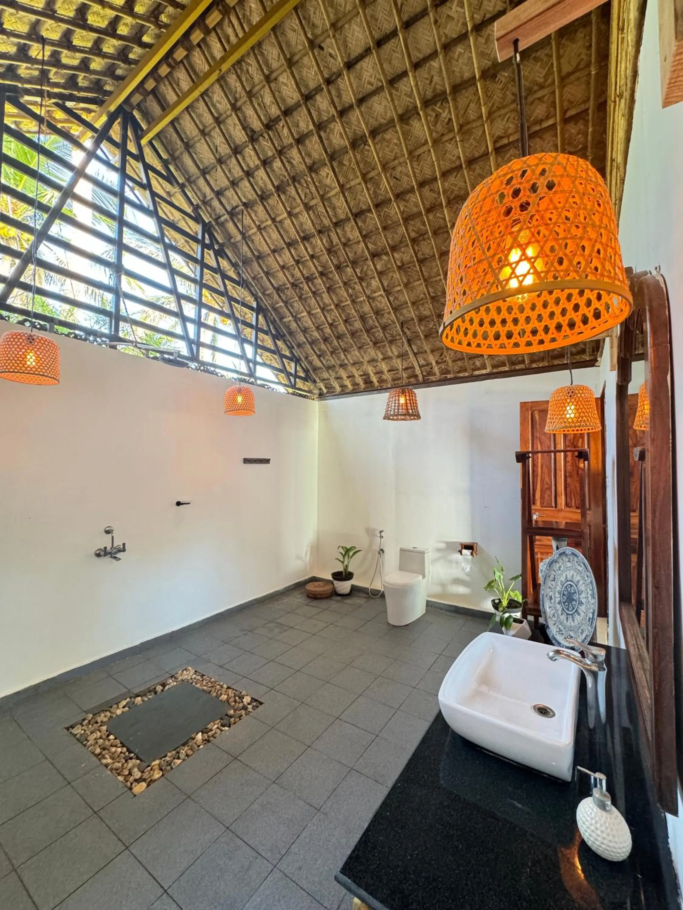 Shower in Agonda Villas