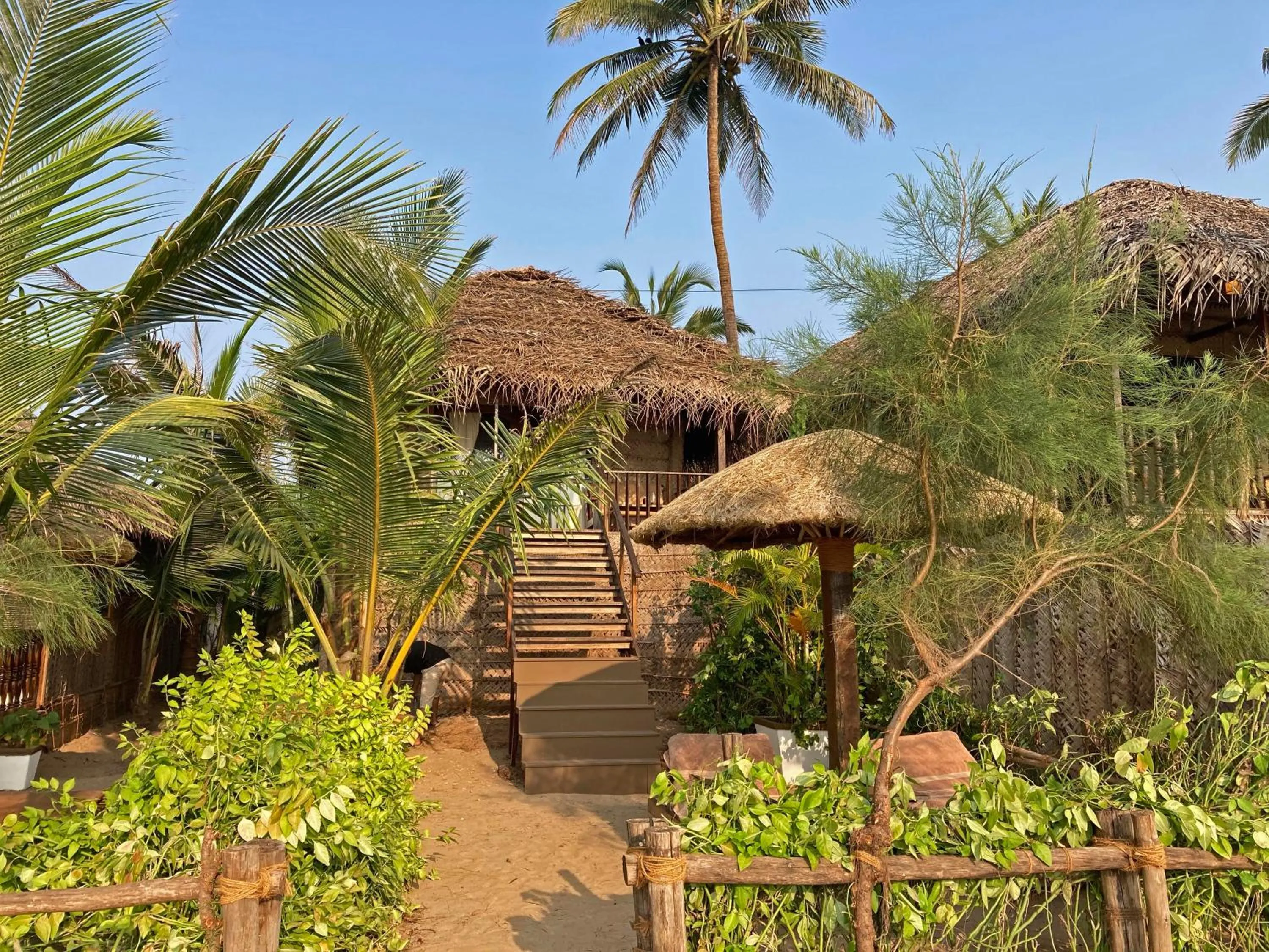 Garden in Agonda Villas