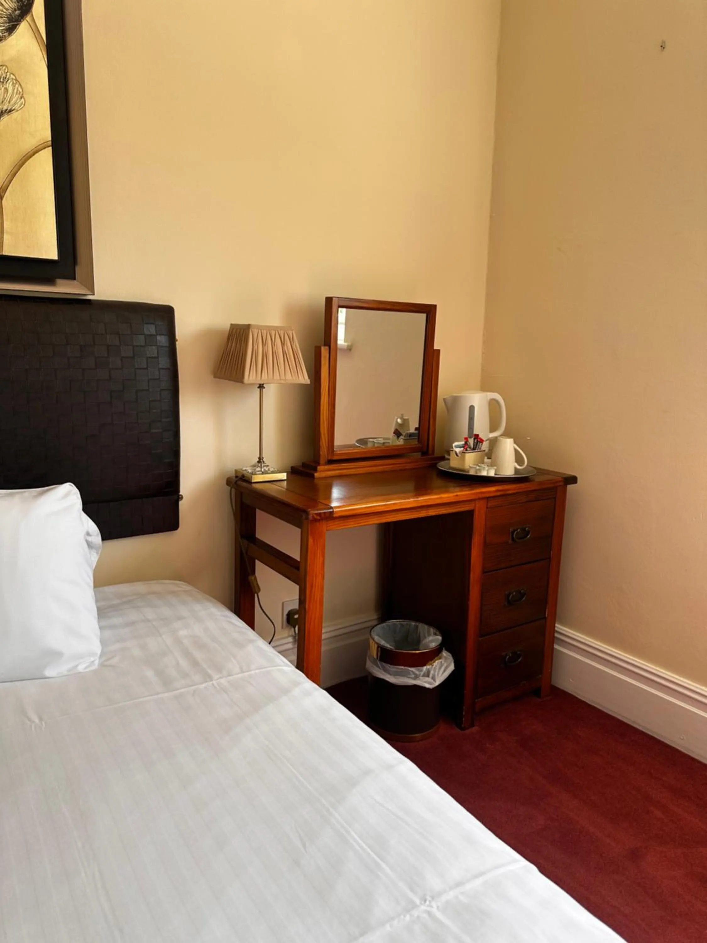 Bed in The Old Manor House Hotel