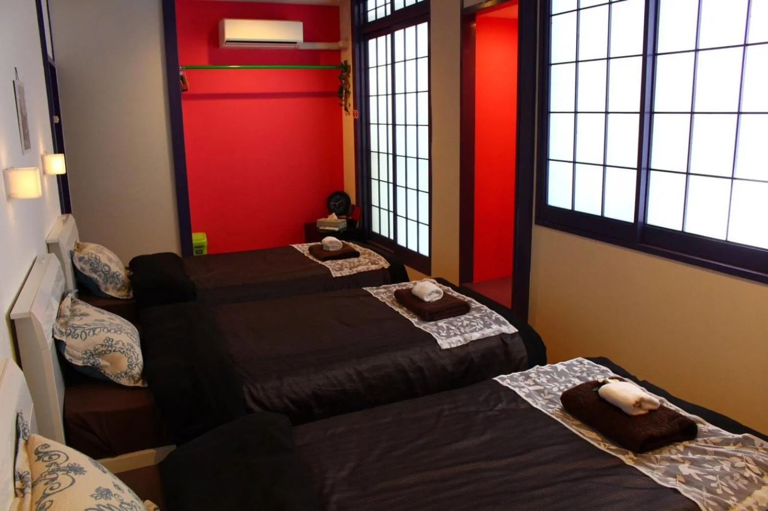 Bed in Holiday Homes TSUBOYA 1st