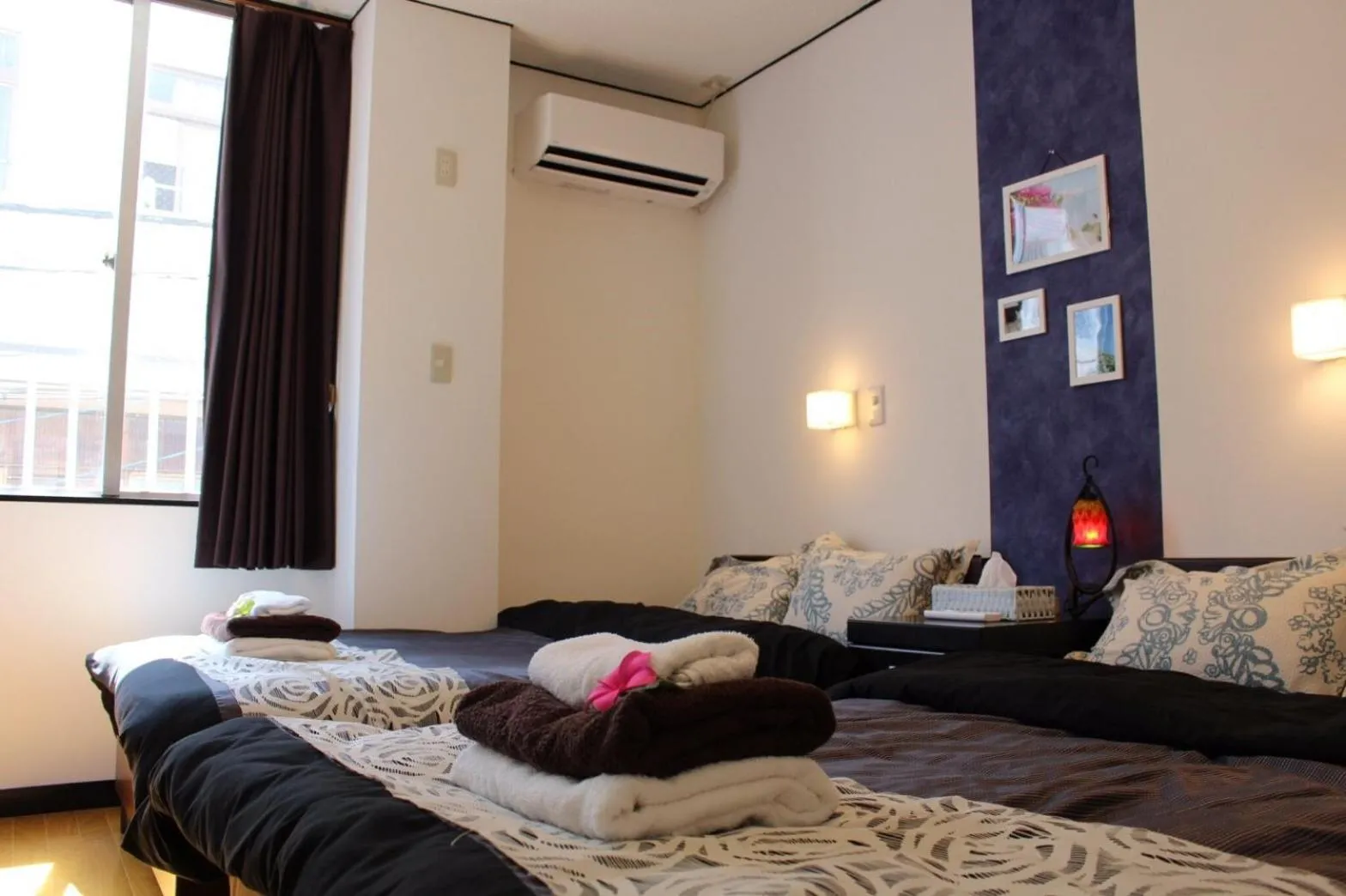 Bed in Holiday Homes TSUBOYA 1st