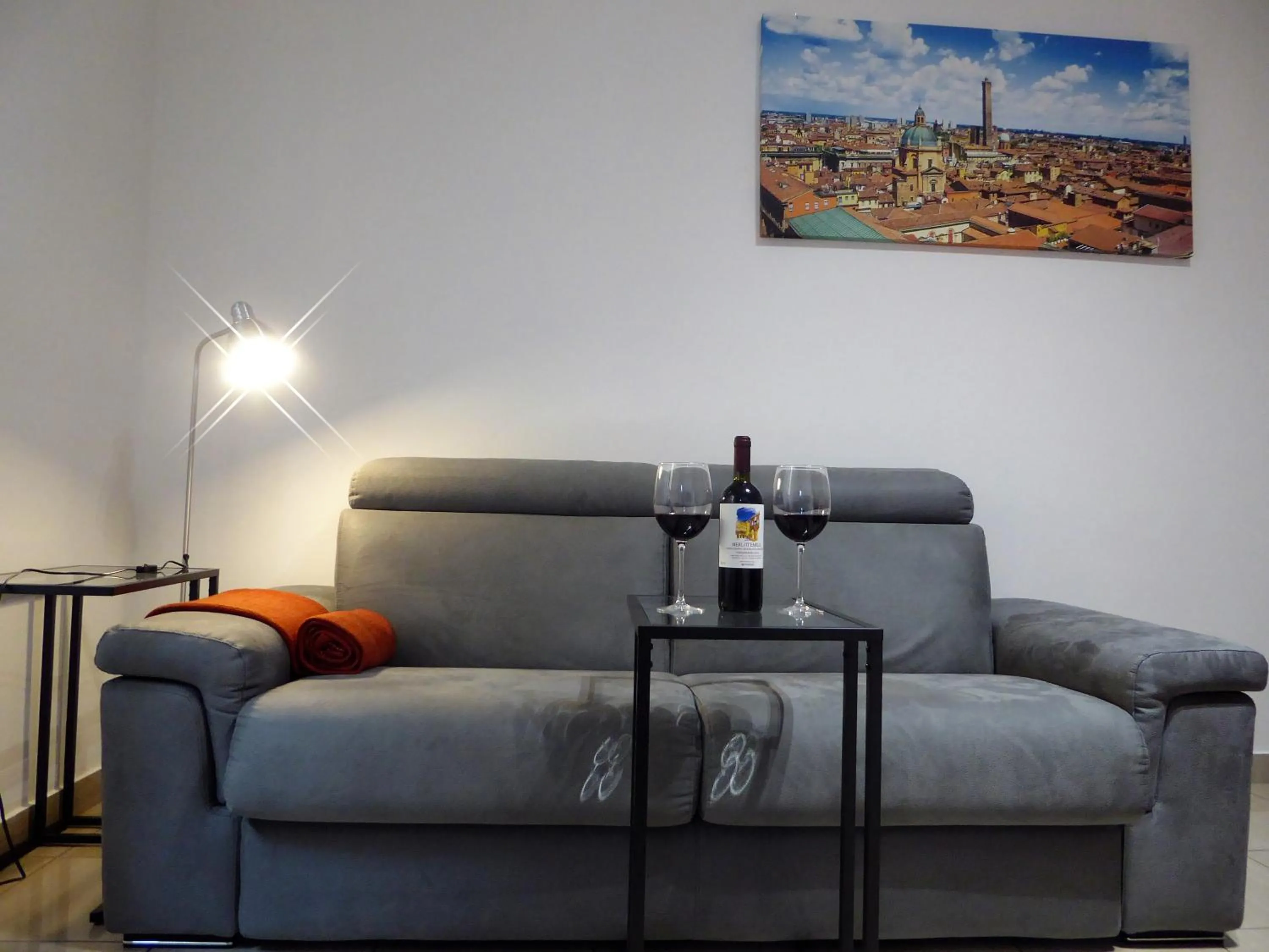 Living room in Montebello House Bologna