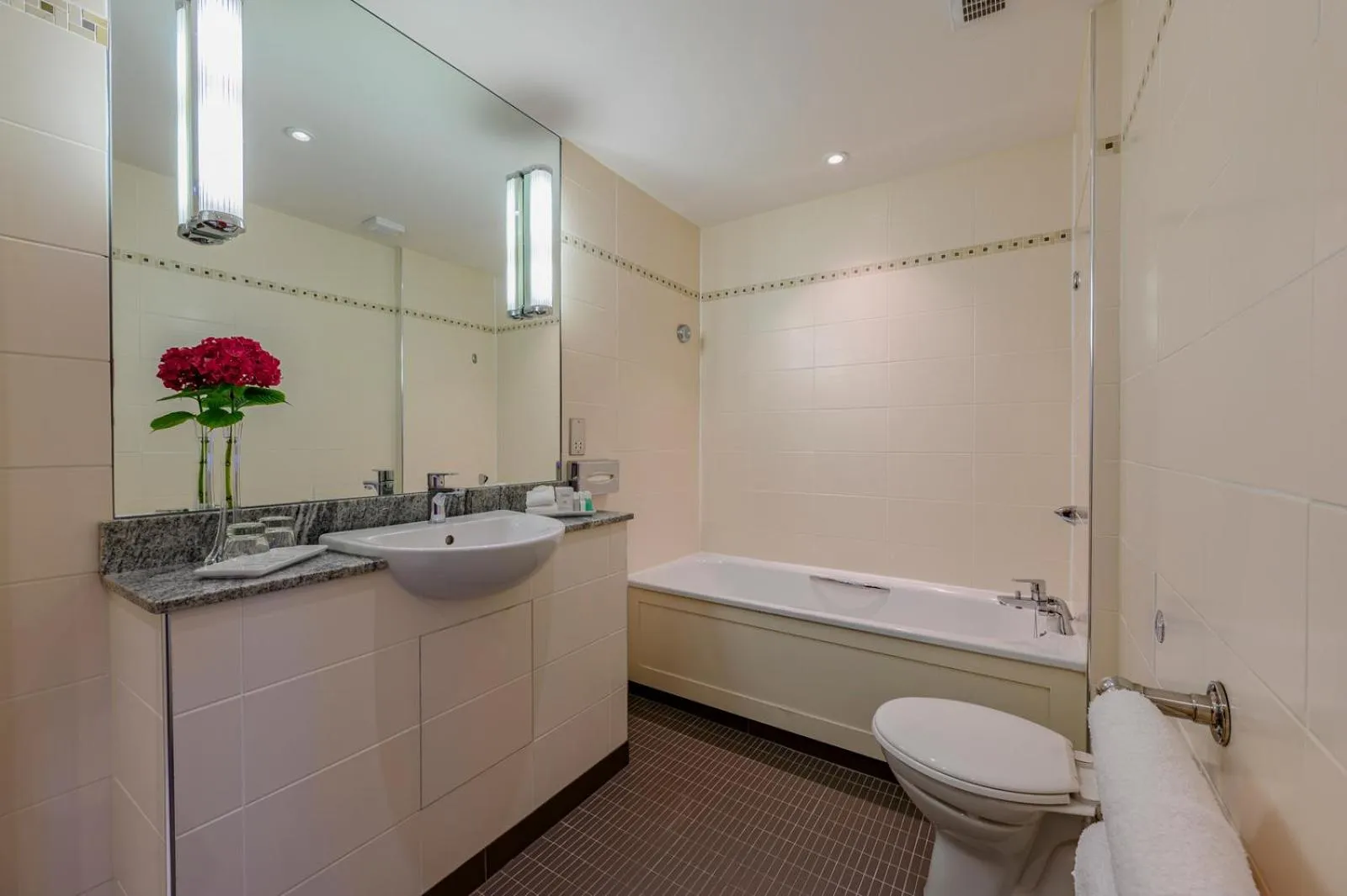 Bathroom in The Bull Hotel; Sure Hotel Collection by Best Western