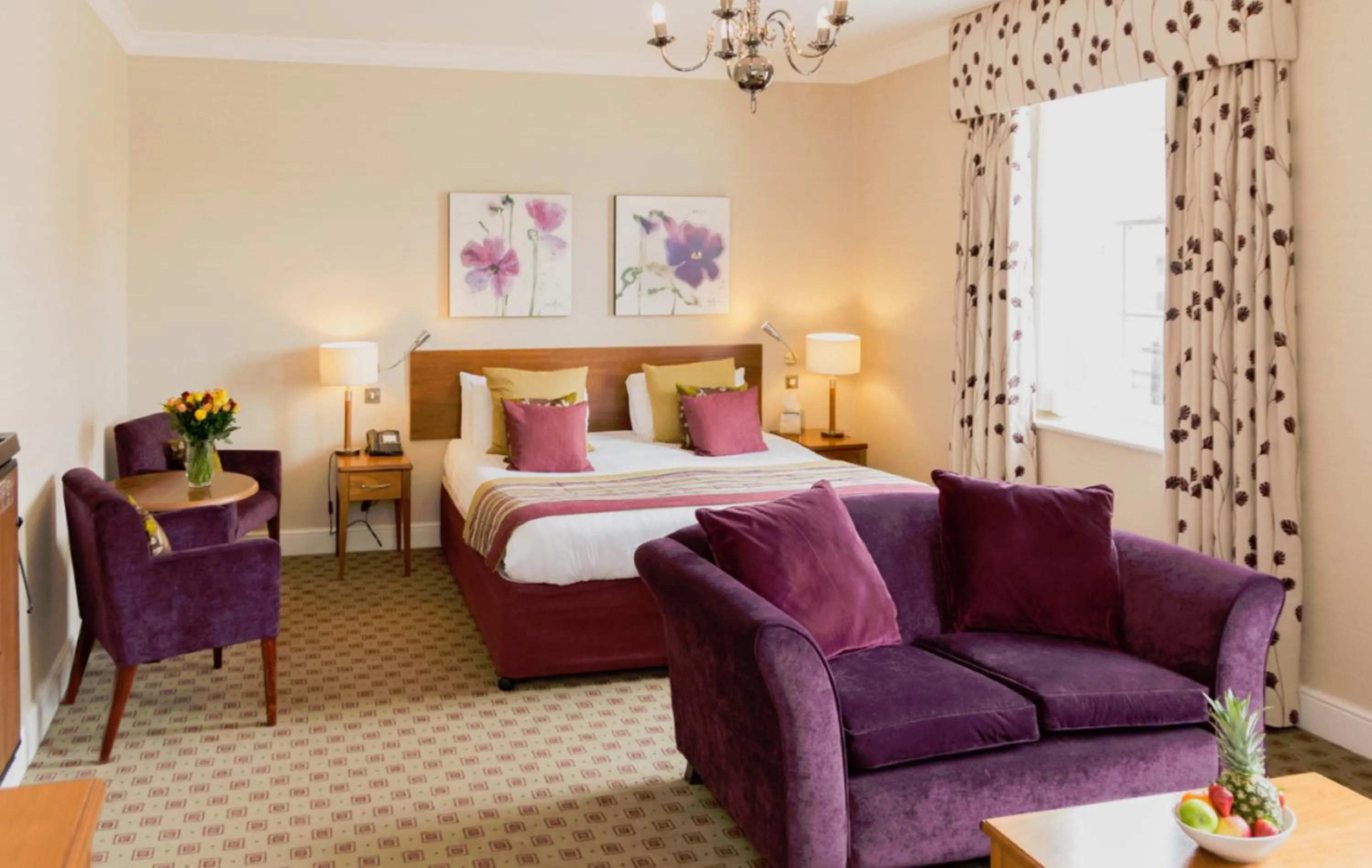 Living room, Bed in The Bull Hotel; Sure Hotel Collection by Best Western