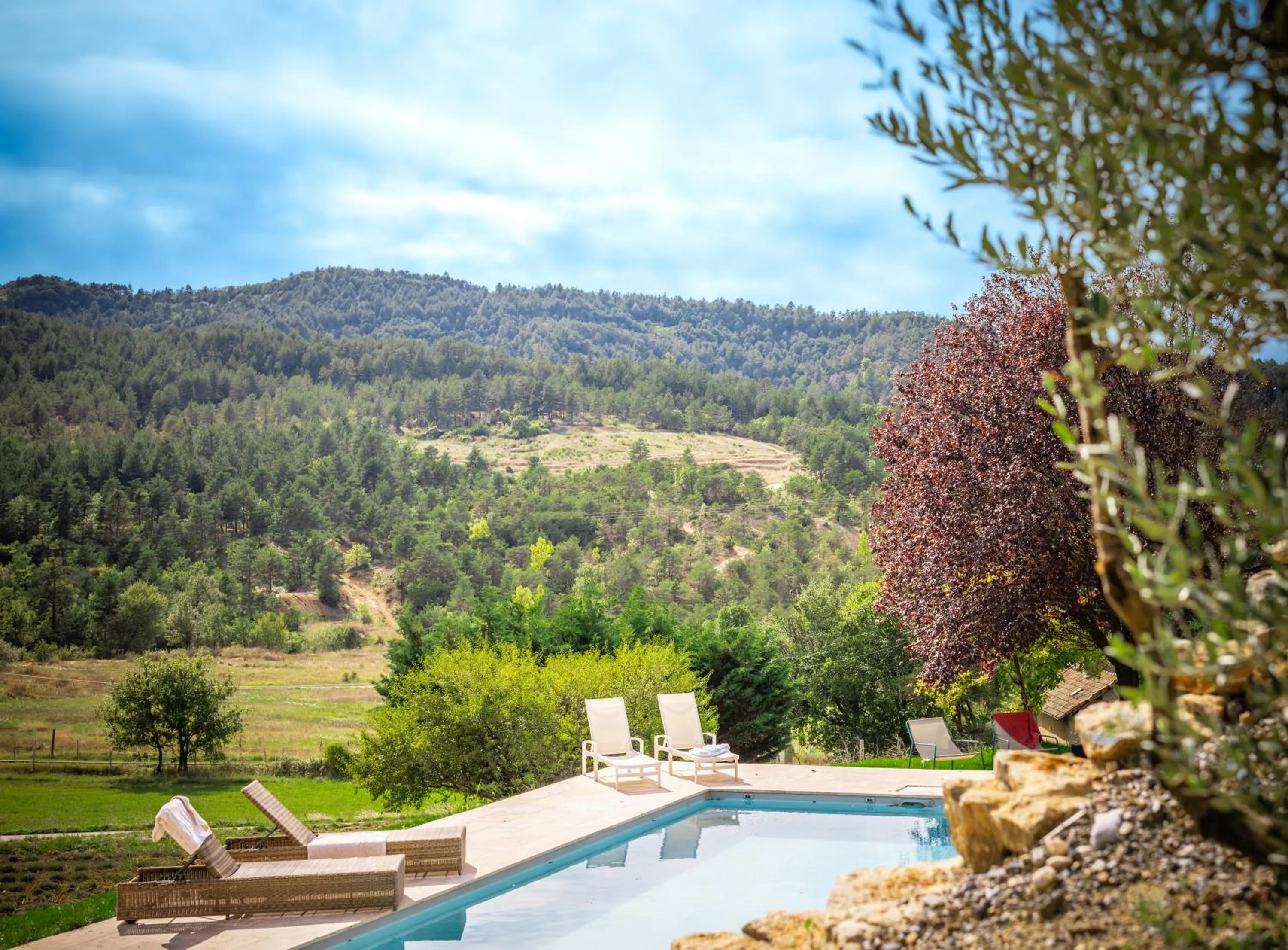 Swimming pool in Domaine de Prefaissal