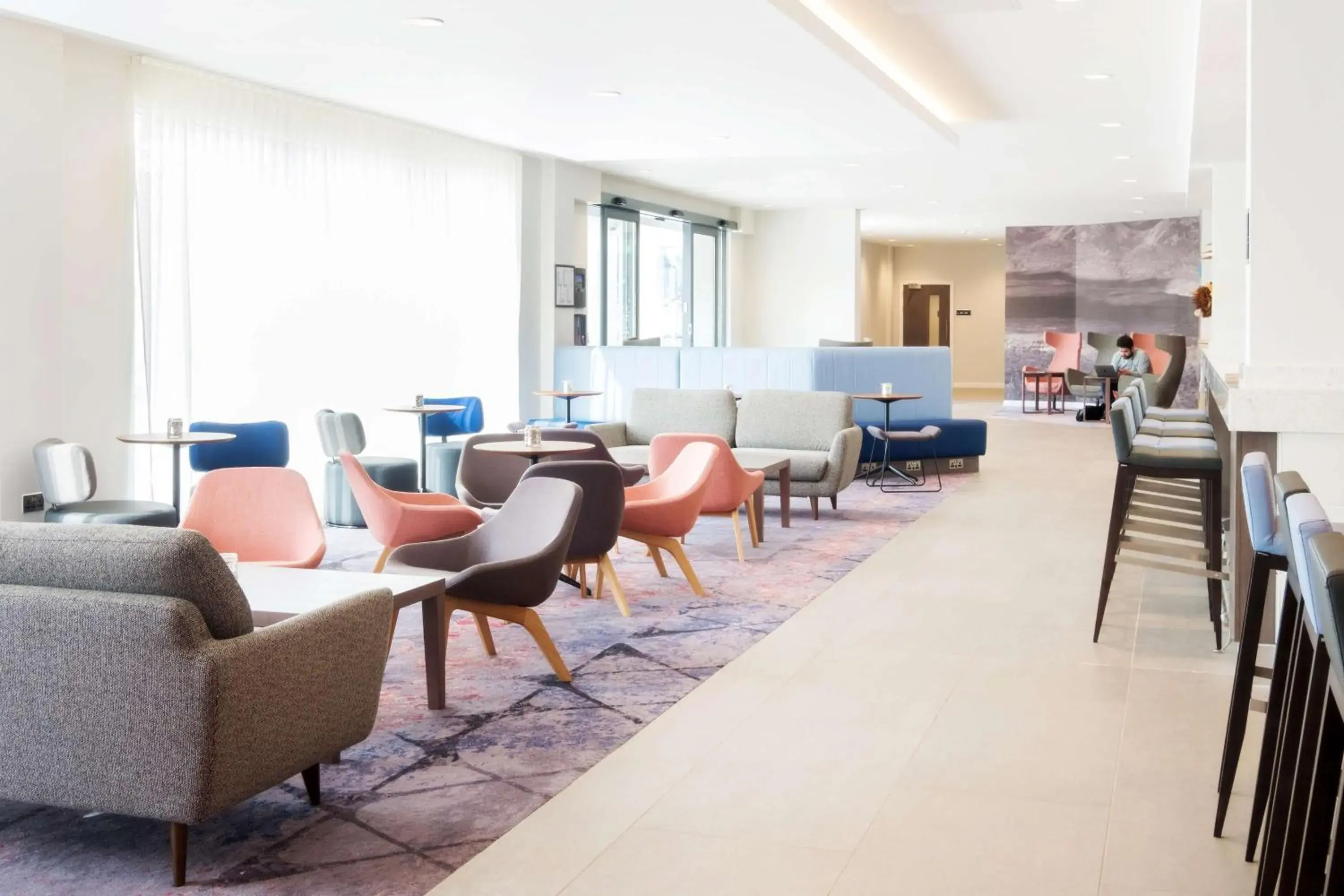 Lobby or reception, Restaurant/Places to Eat in Hampton By Hilton Aberdeen Westhill
