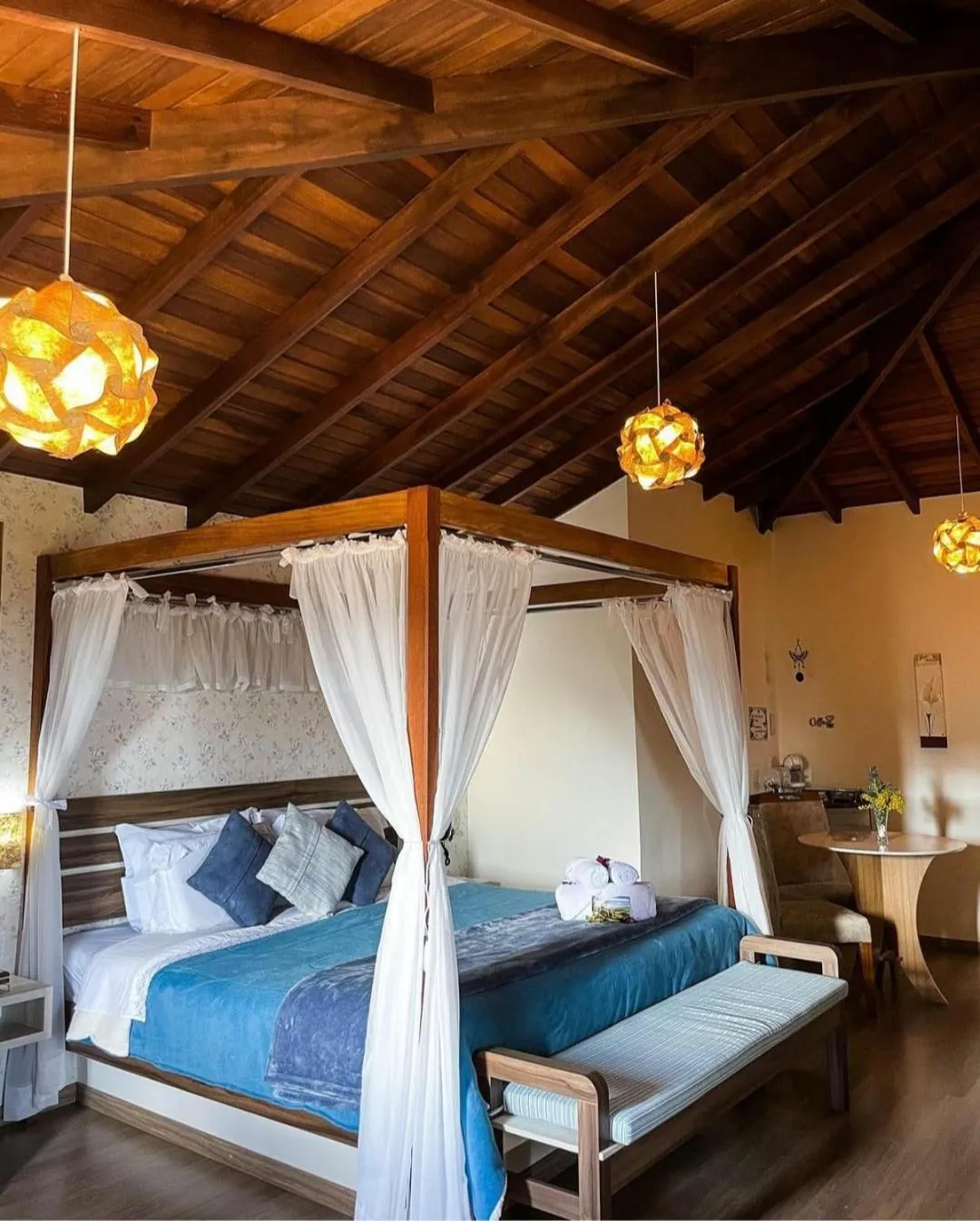 Bed in Pousada Colina das Andorinhas