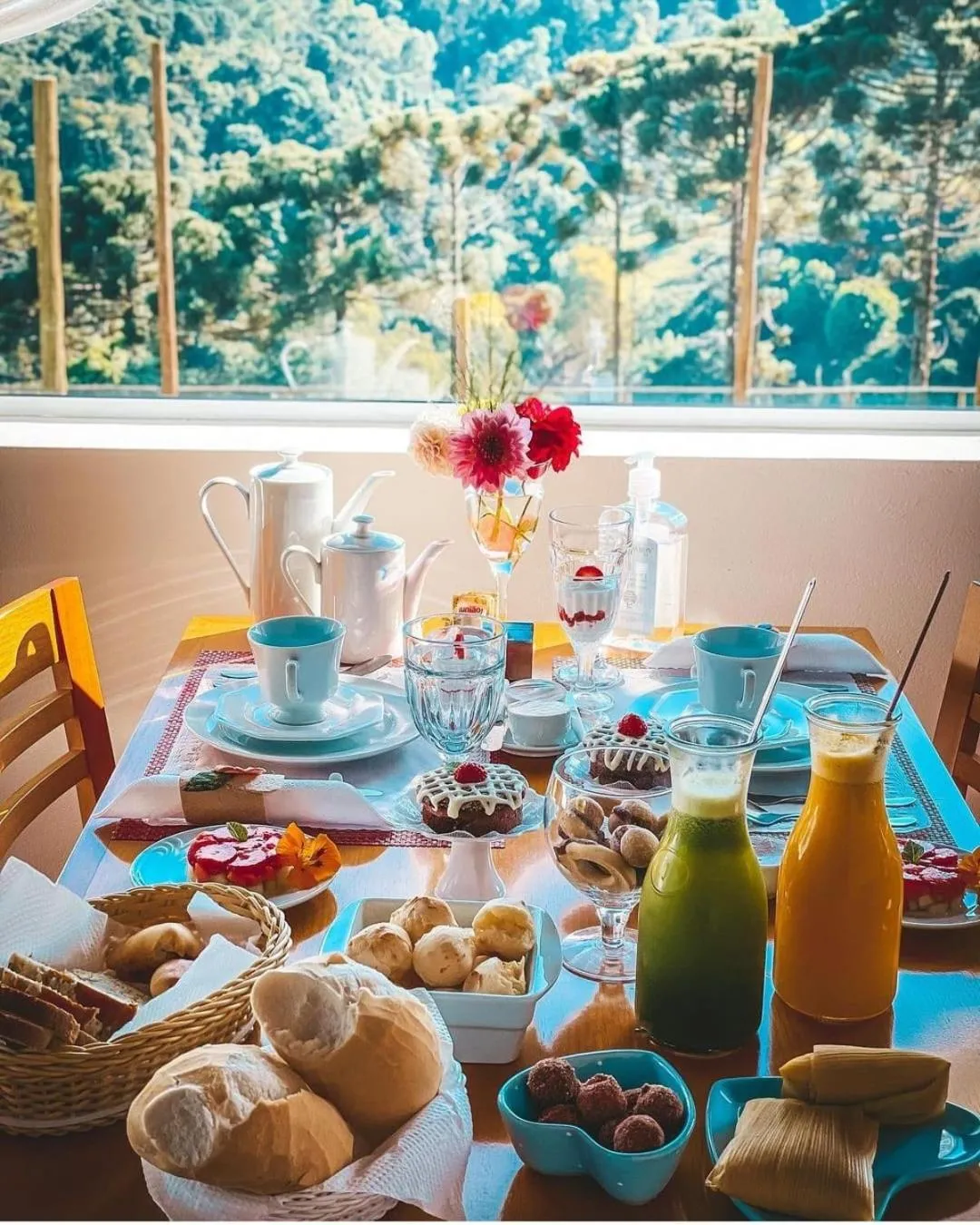 Breakfast in Pousada Colina das Andorinhas